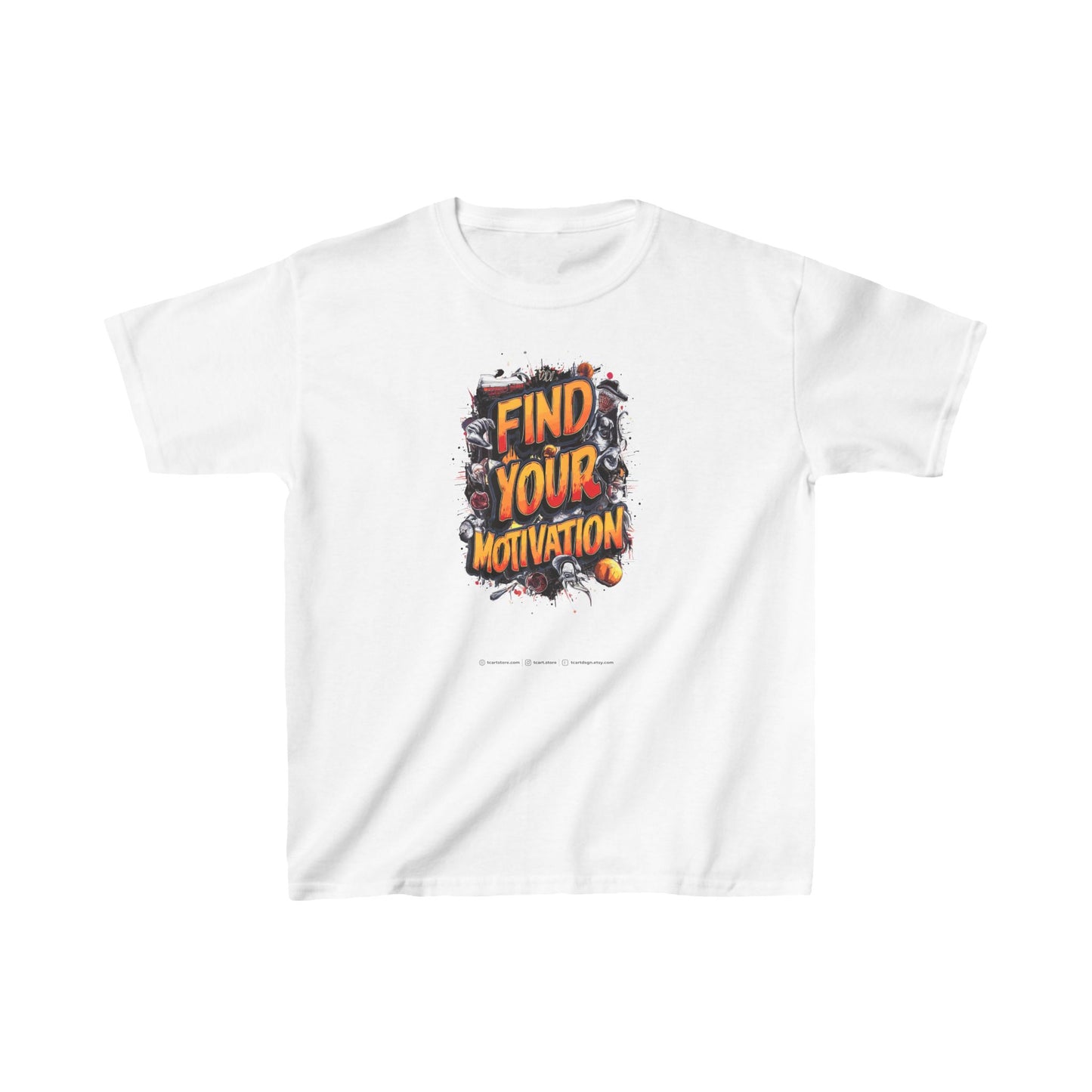 Find Your Motivation Kids Heavy Cotton™ Tee