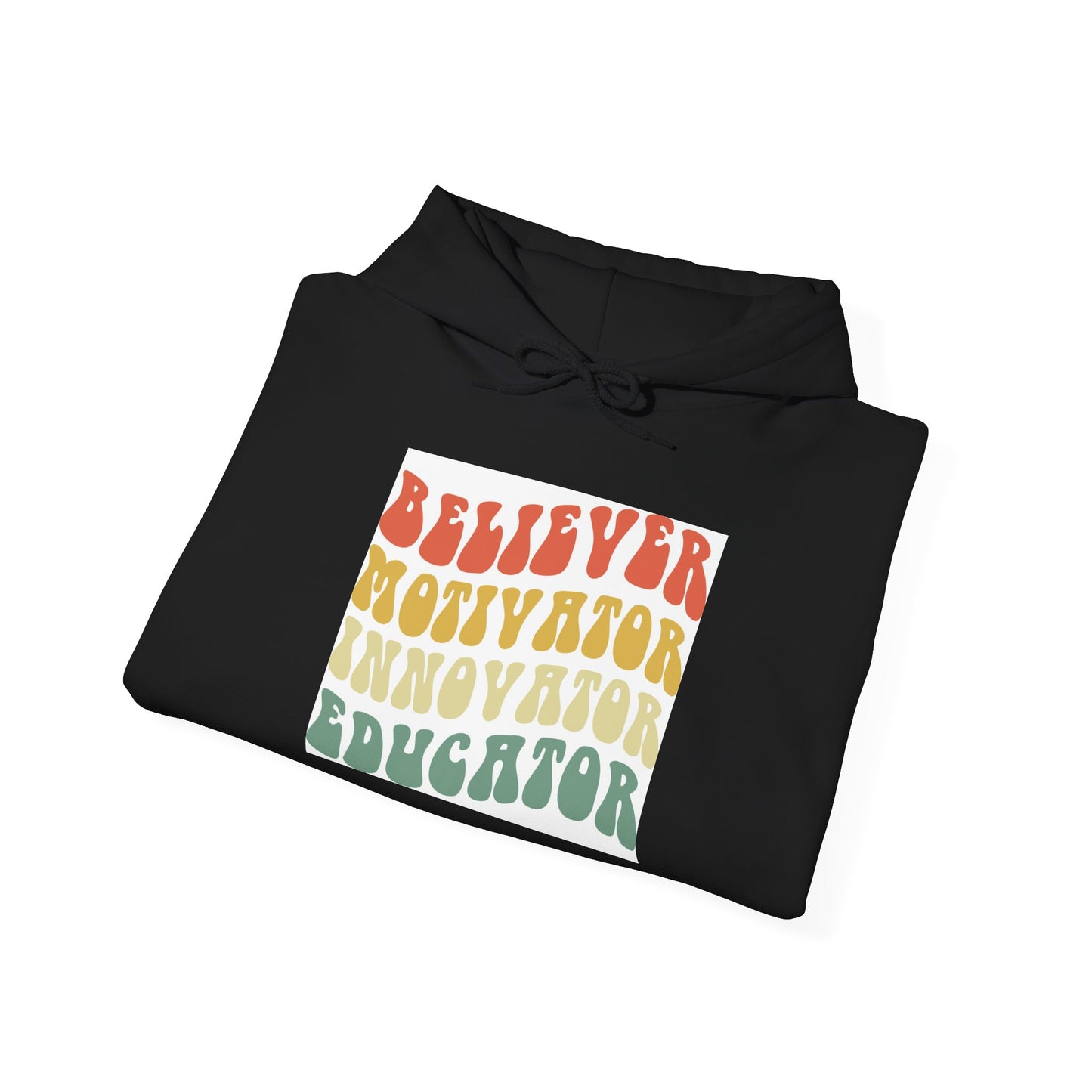 Believer Motivator Innovator Educator Unisex Heavy Blend™ Hooded Sweatshirt