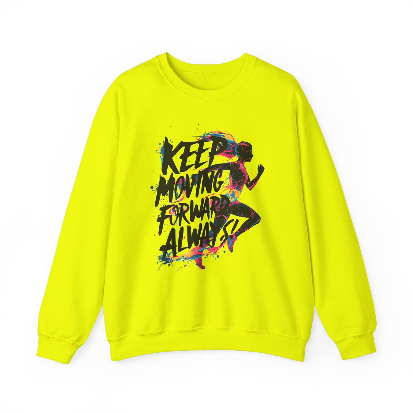 Keep Moving Forward Always Unisex Heavy Blend™ Crewneck Sweatshirt