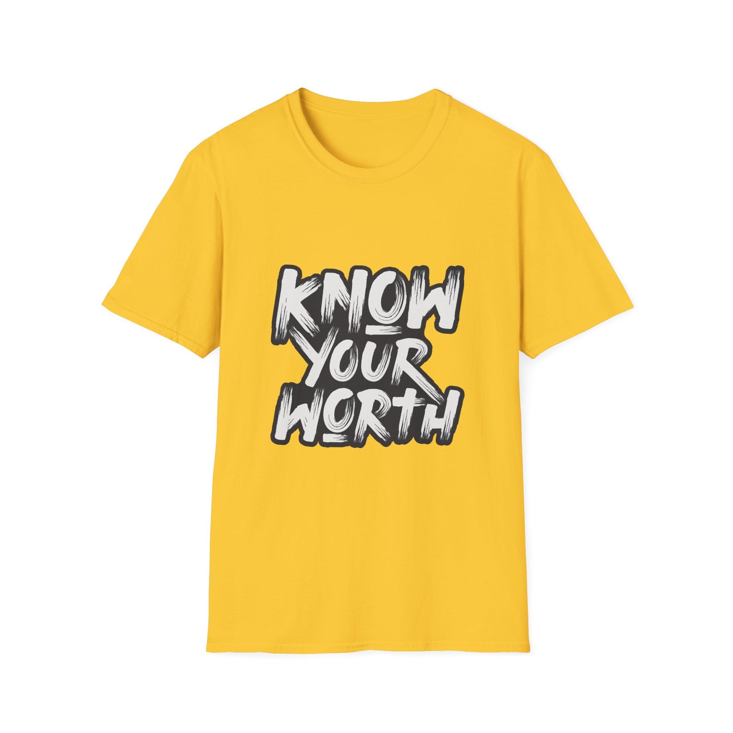 Know Your Worth Unisex Softstyle T-Shirt