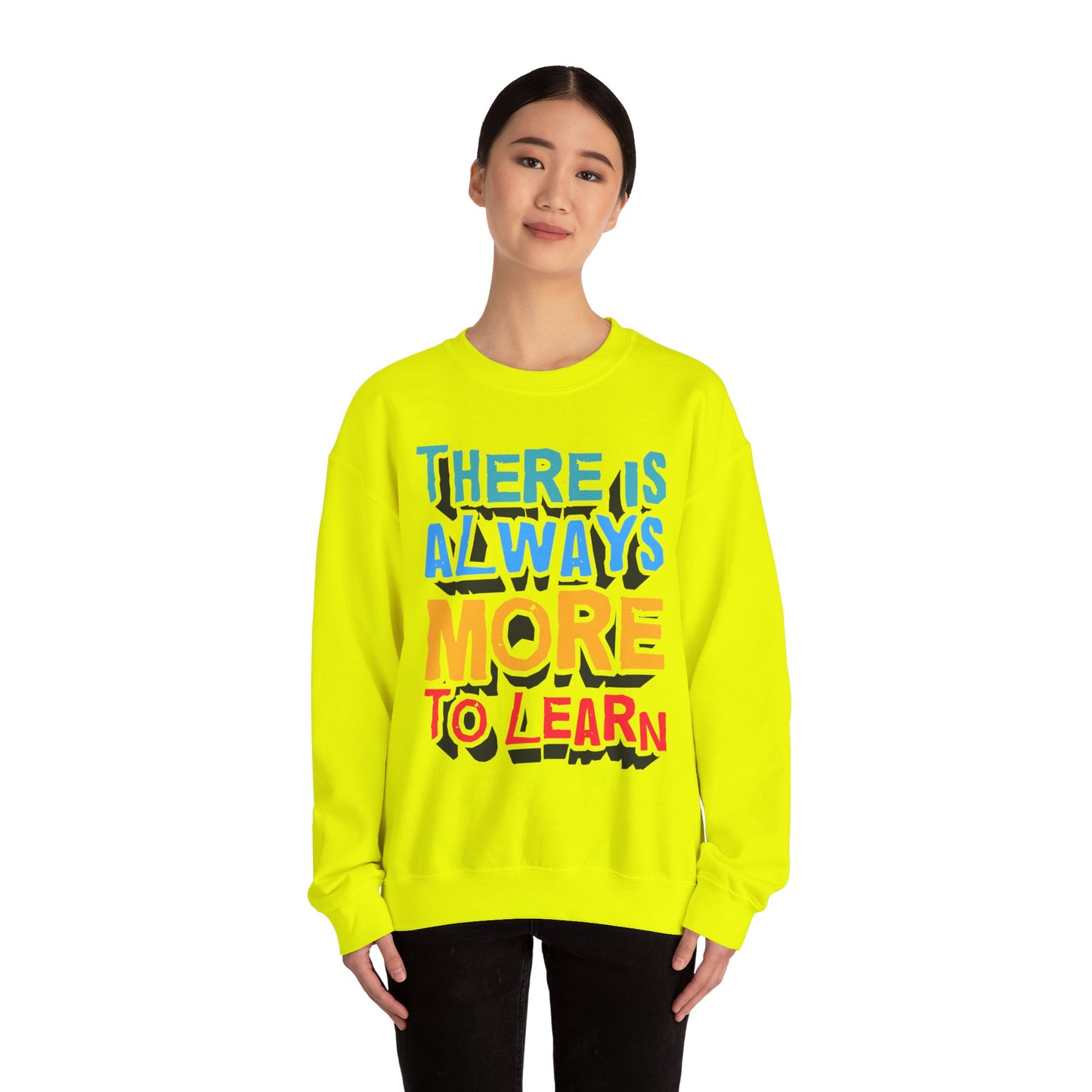 There Is Always More To Learn Unisex Heavy Blend™ Crewneck Sweatshirt