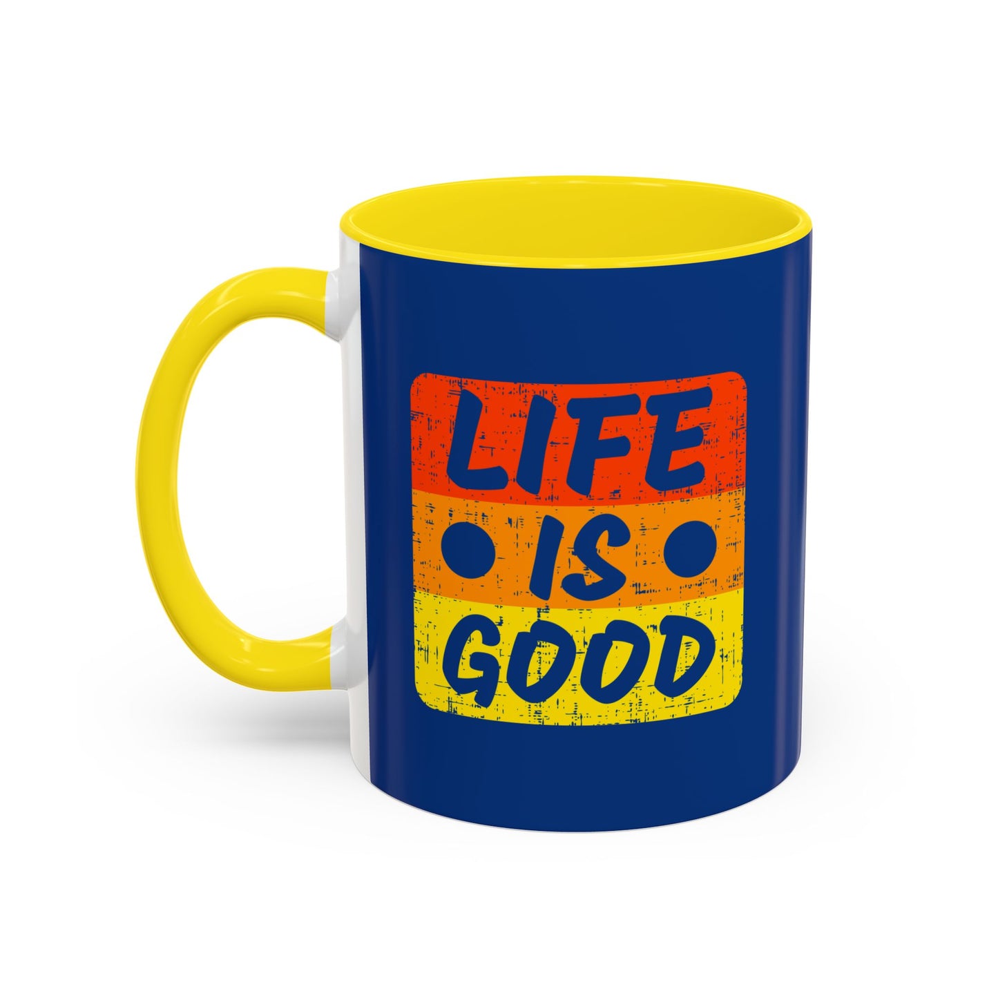 Life Is Good Accent Coffee Mug (11, 15oz)