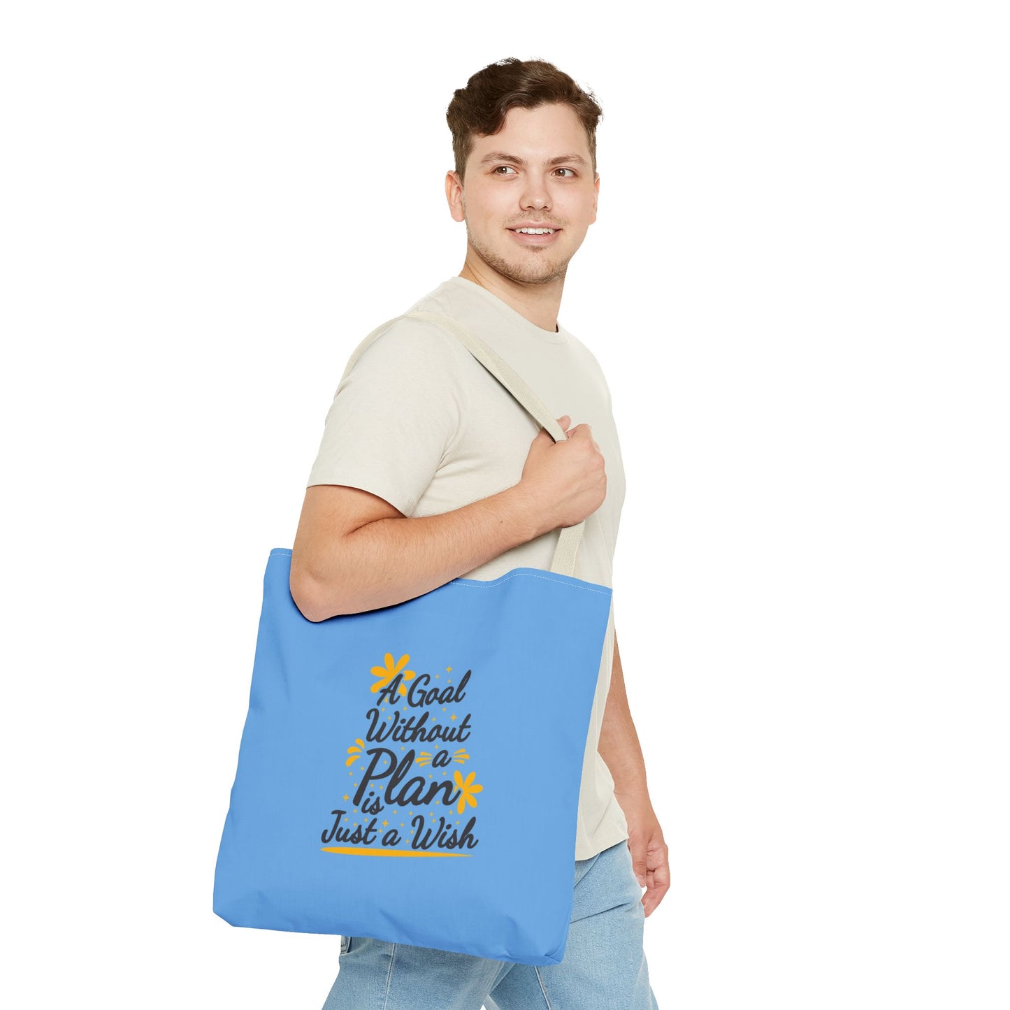 A Goal Without A Plan Is Just A Wish Tote Bag (AOP)