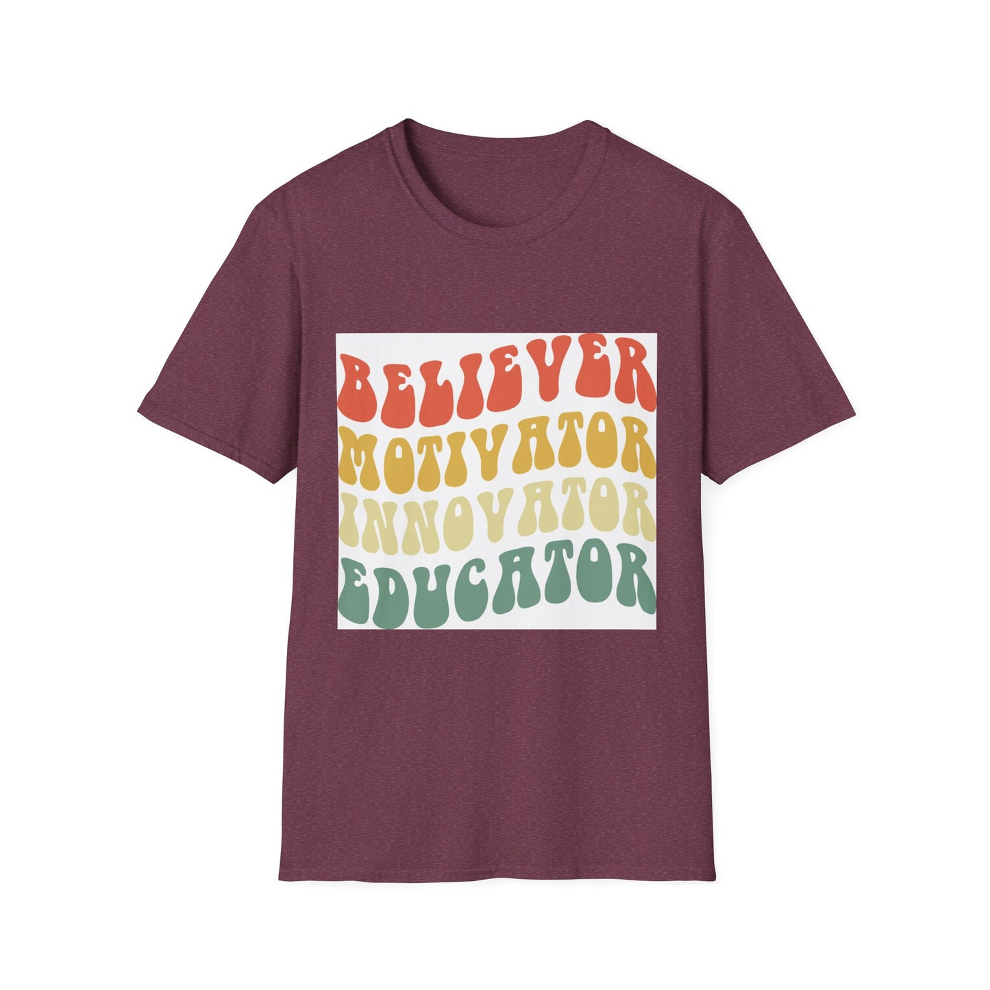 Believer Motivator Innovator Educator  Unisex Softstyle T-Shirt