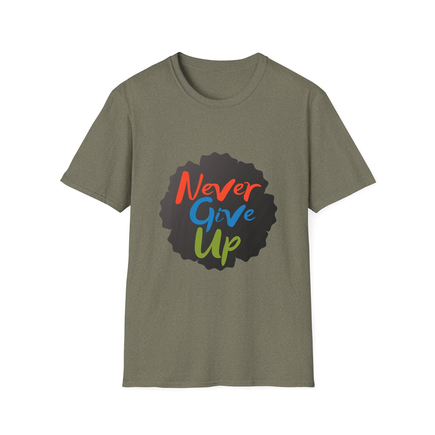 Never Give Up Unisex Softstyle T-Shirt