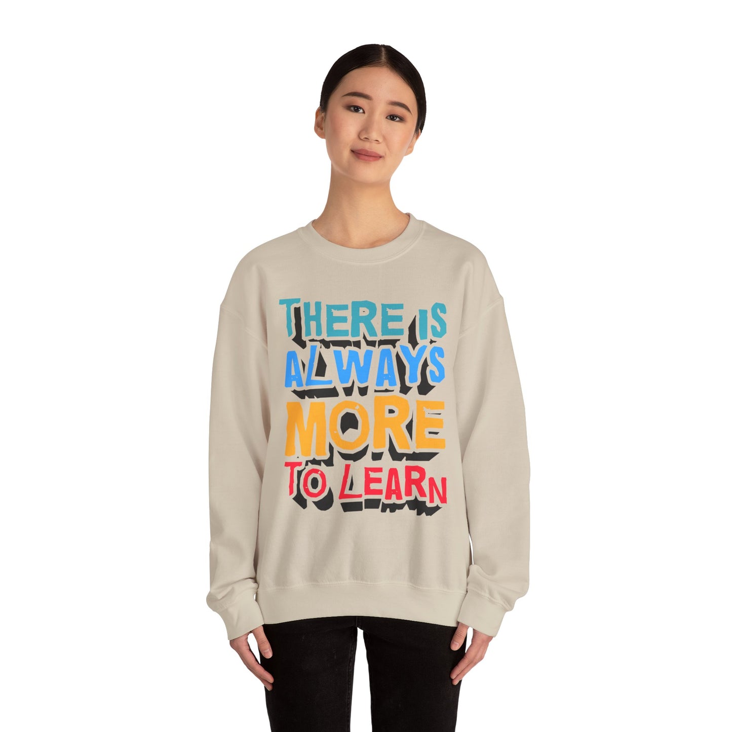 There Is Always More To Learn Unisex Heavy Blend™ Crewneck Sweatshirt