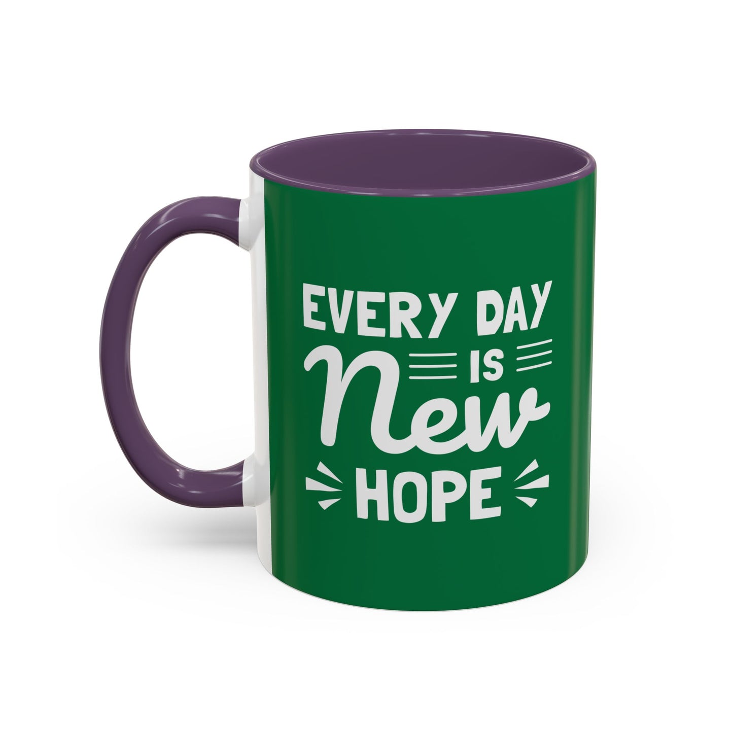 Everyday Is New Hope Accent Coffee Mug (11, 15oz)