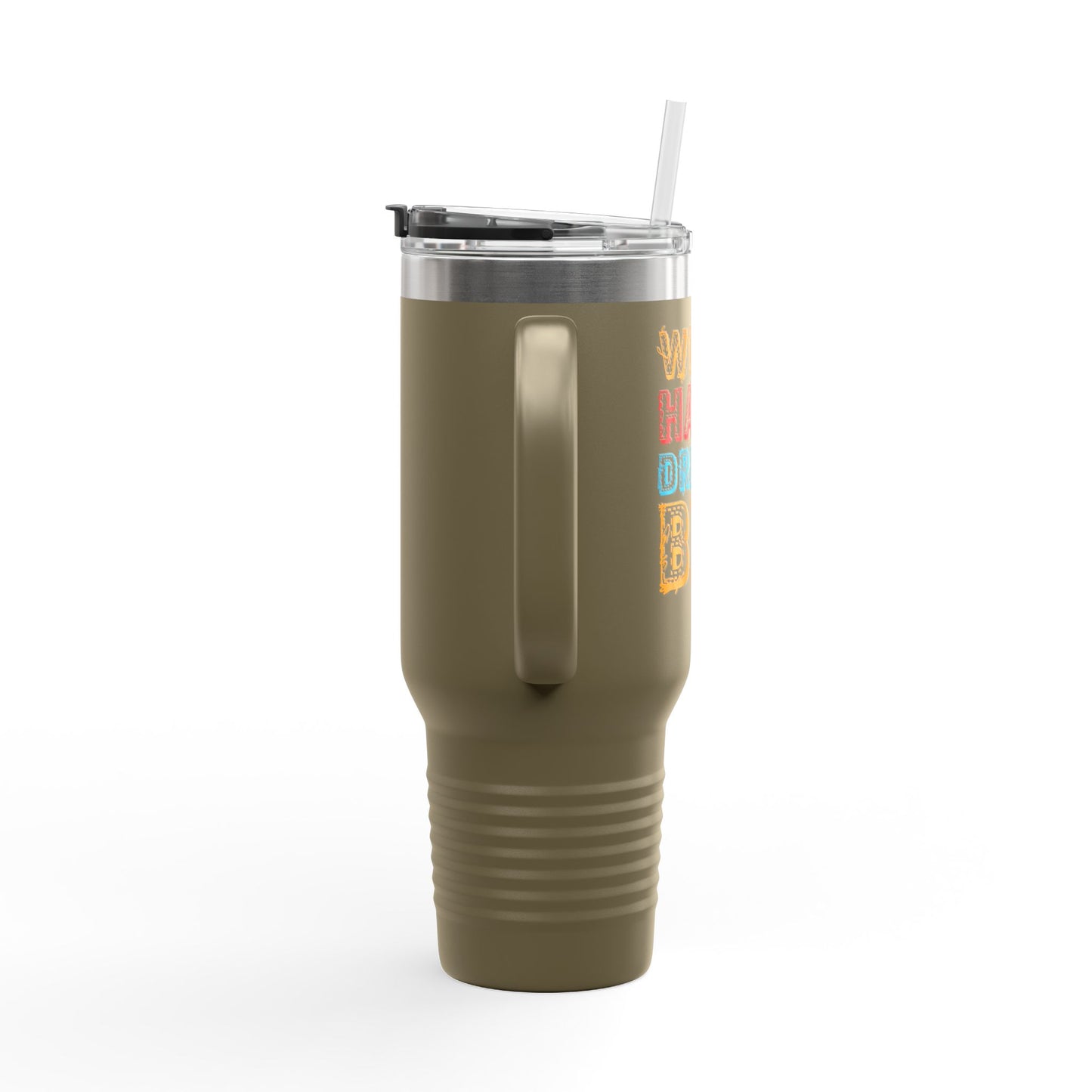 Work Hard Dream Big Insulated Travel Mug, 40oz
