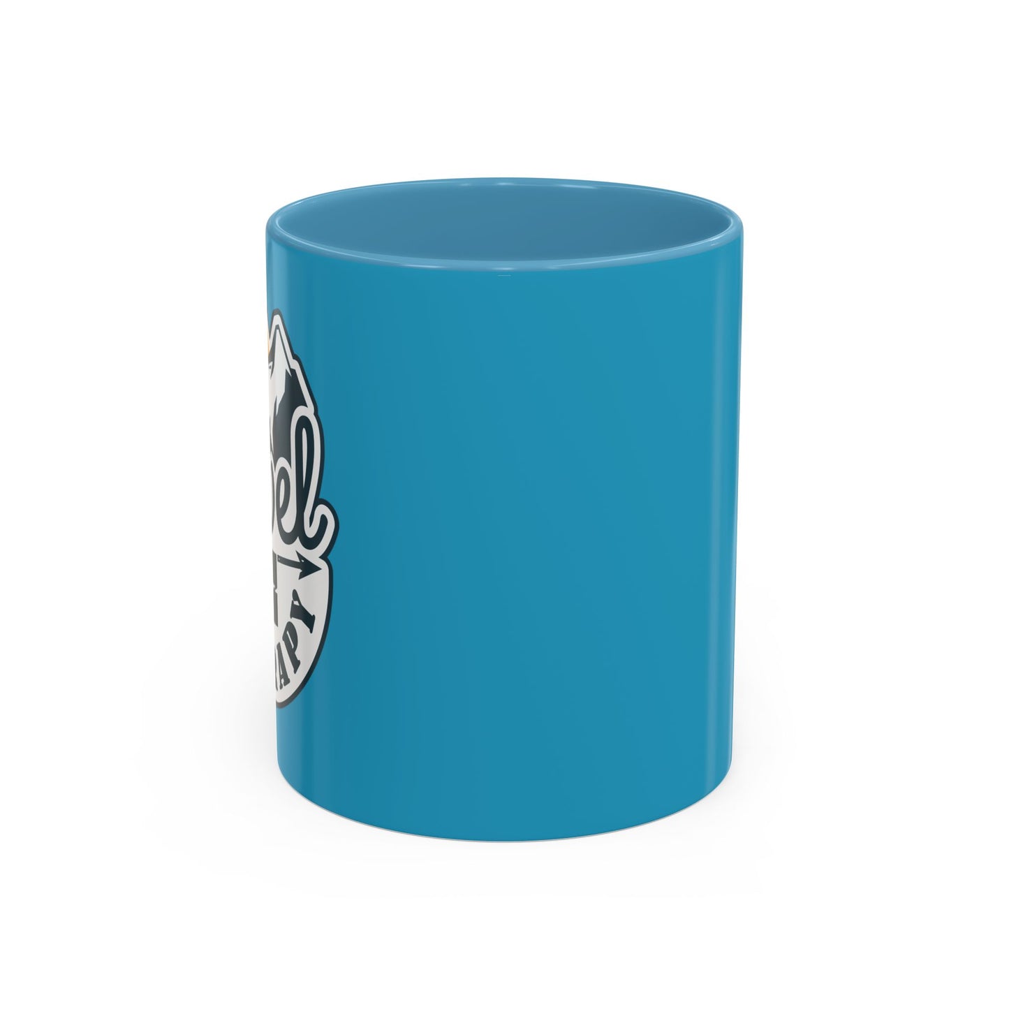 Travel Is My Therapy Accent Coffee Mug (11, 15oz)