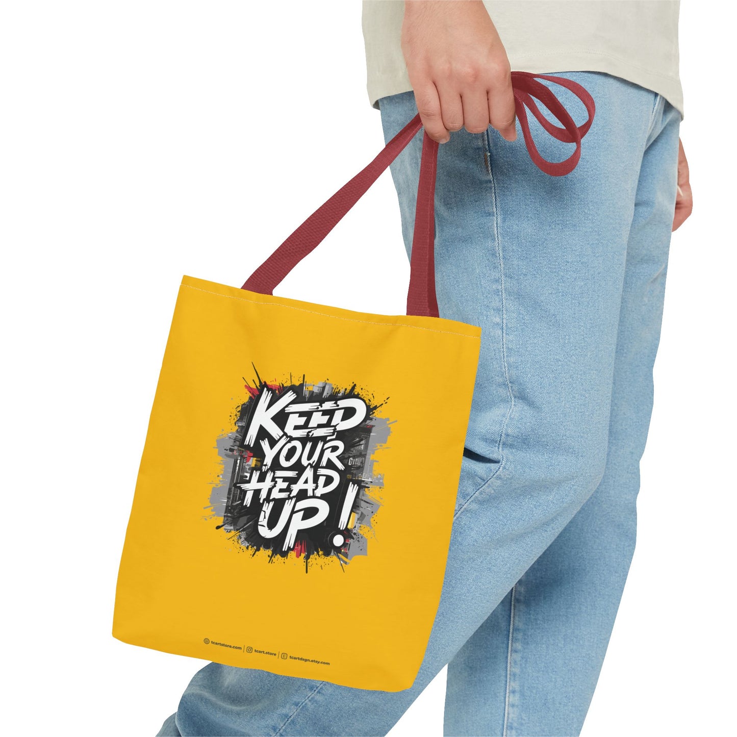 Keep Your Head Up! Tote Bag (AOP)