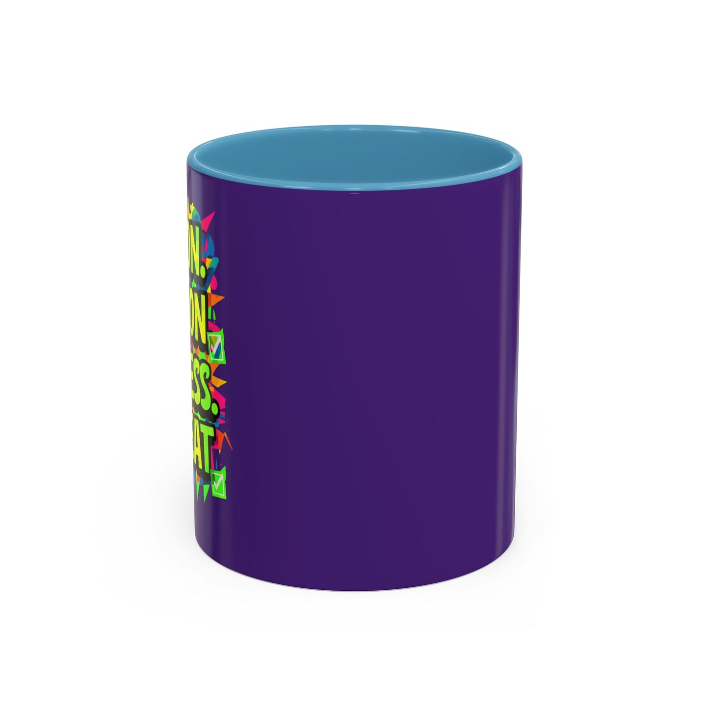 Vision Action Success Repeat Accent Coffee Mug (11, 15oz)