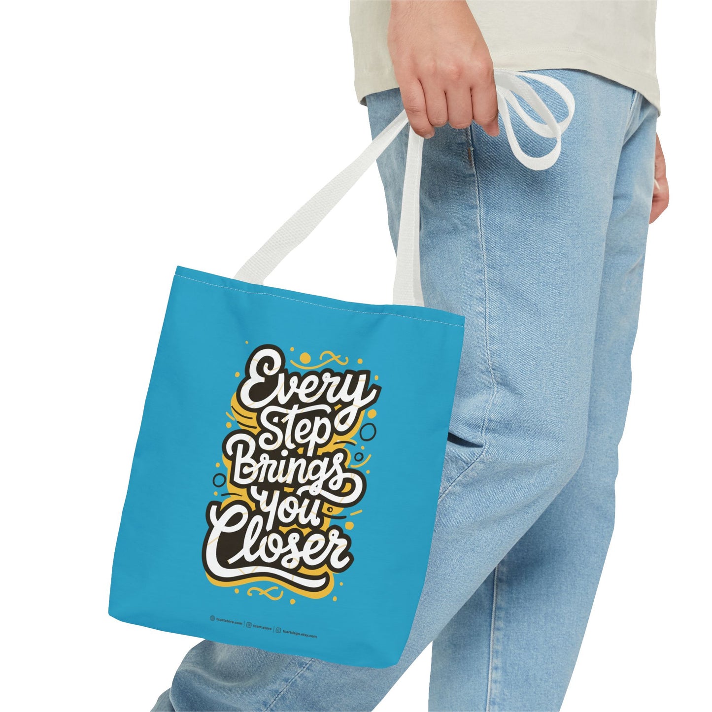 Every Step Brings You Closer Tote Bag (AOP)