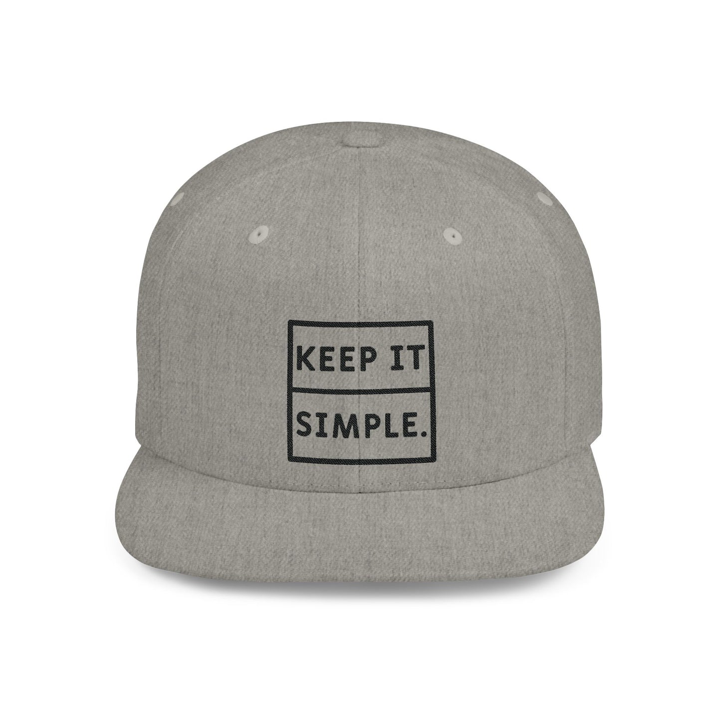 Keep It Simple Flat Bill Snapback