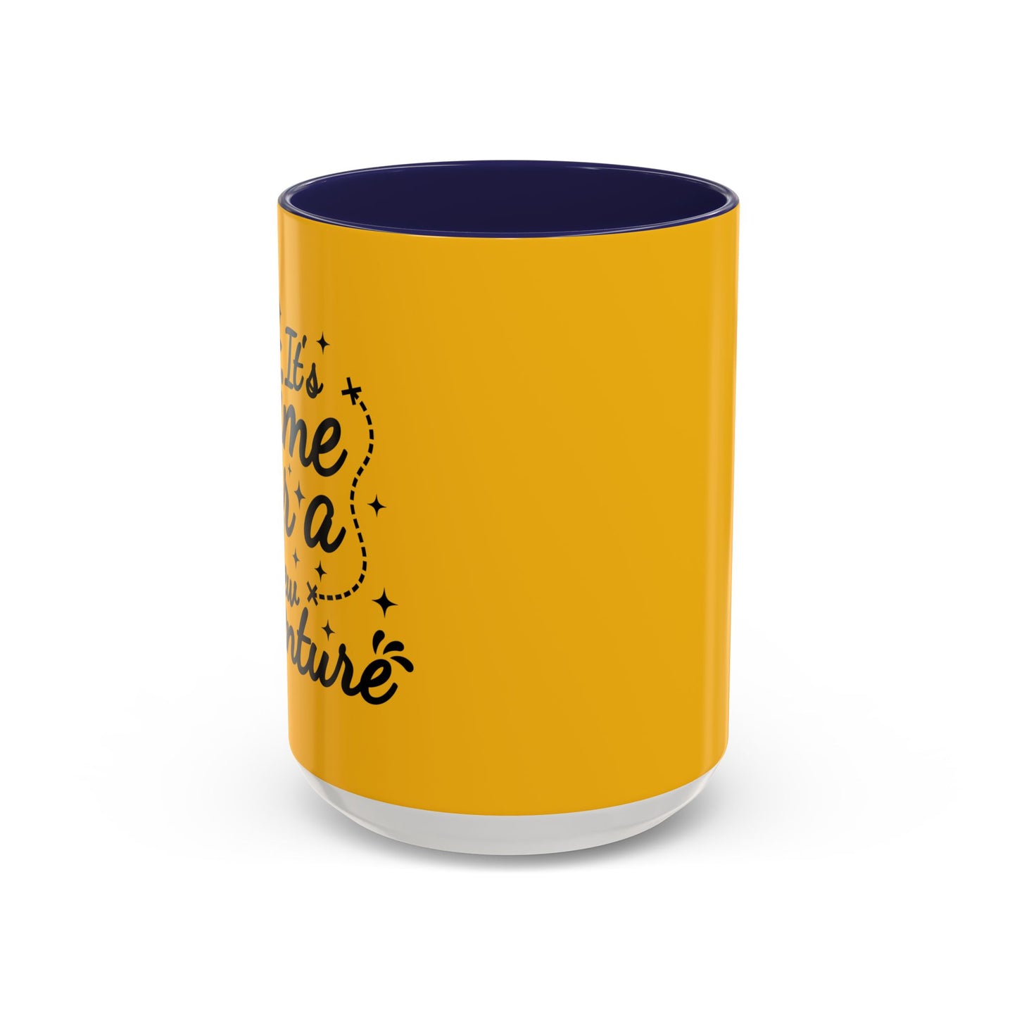 It's Time For A New Adventure Accent Coffee Mug (11, 15oz)