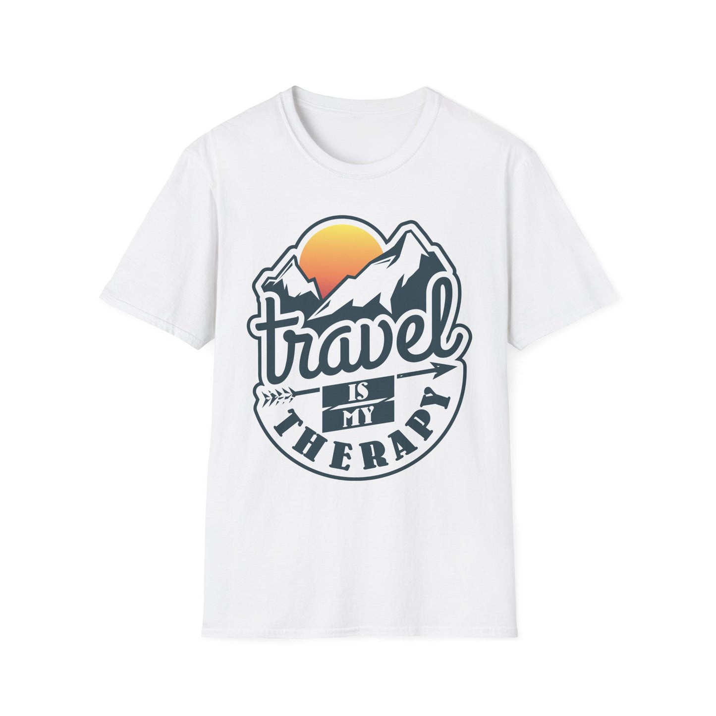 Travel Is My Therapy Unisex Softstyle T-Shirt