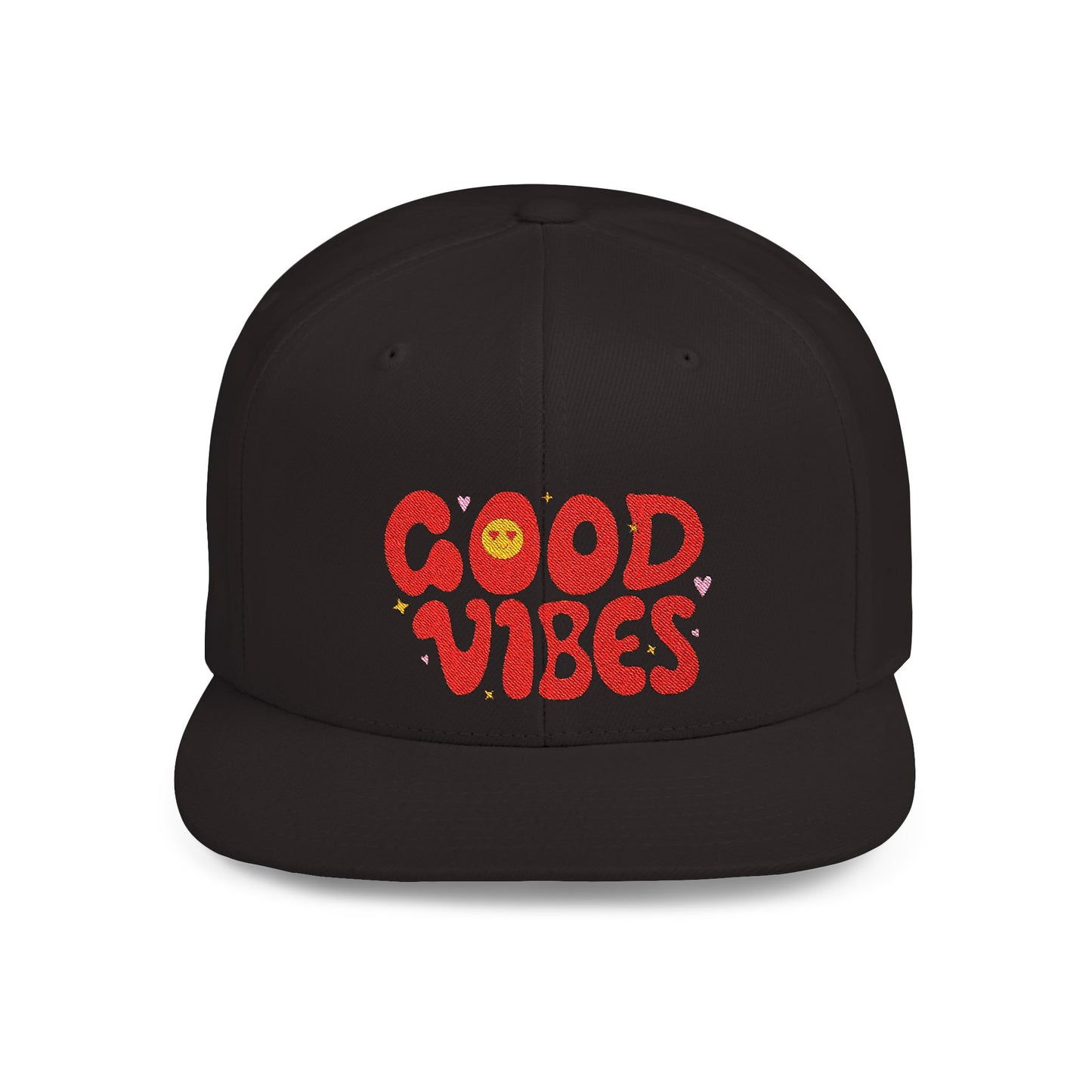 Good Vibes Flat Bill Snapback