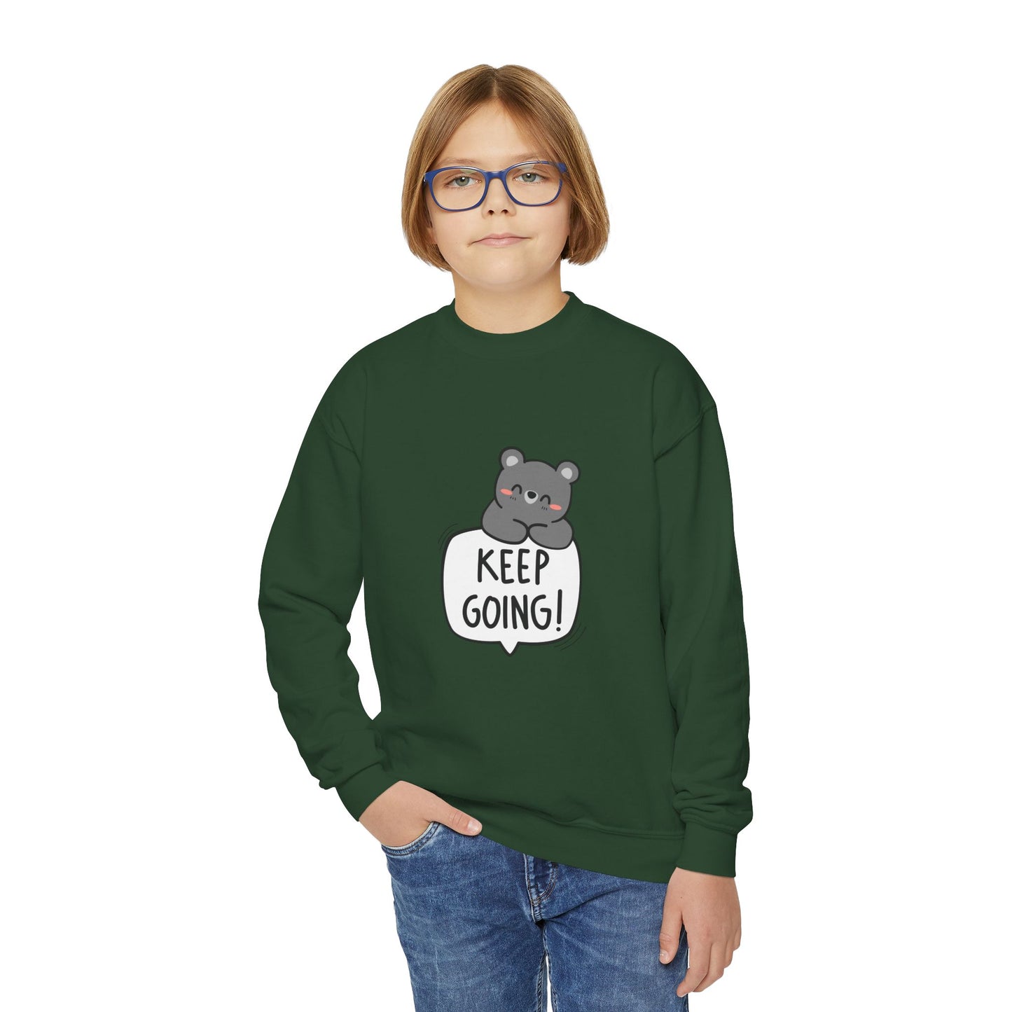 Keep Going Youth Crewneck Sweatshirt