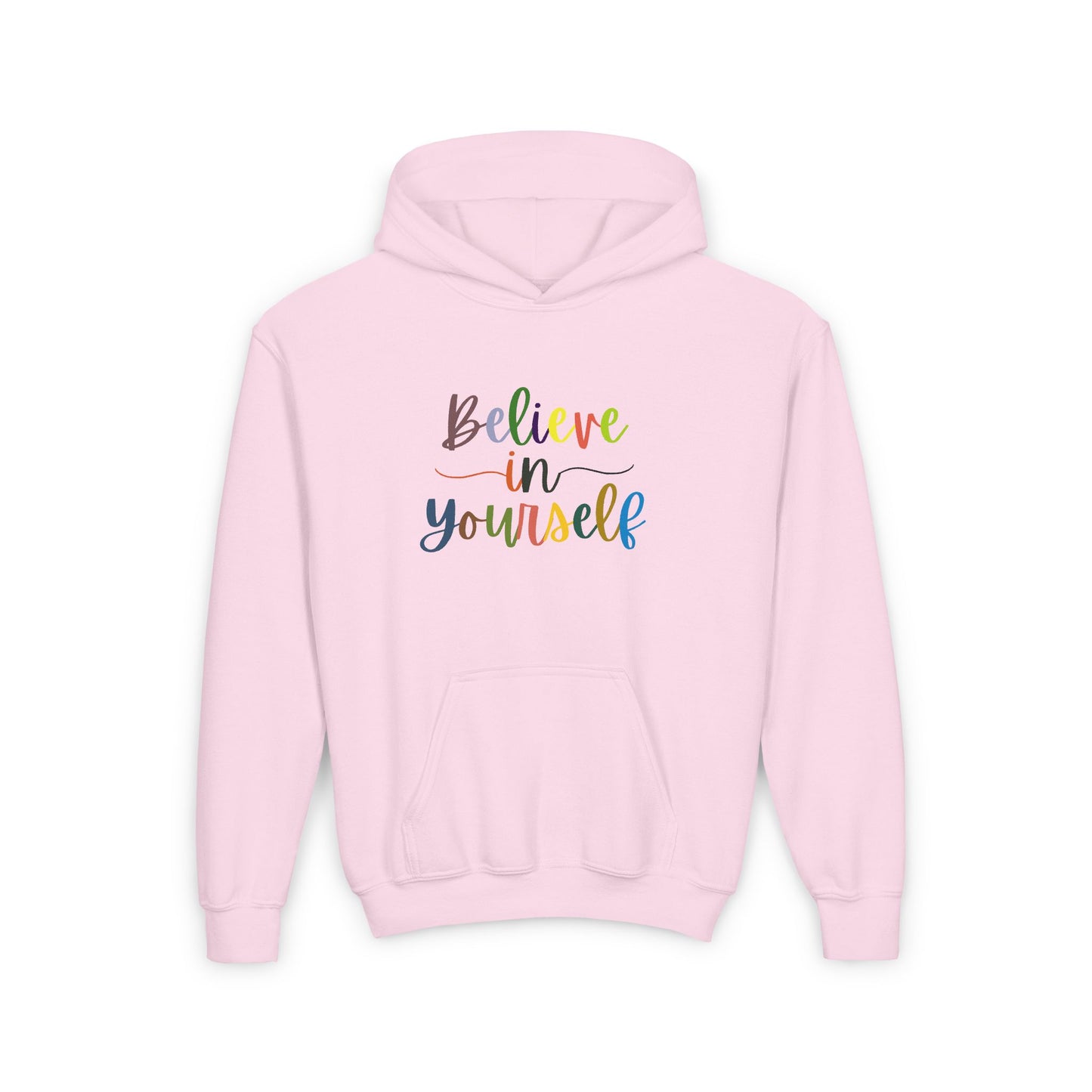 Believe In Your Self Youth Heavy Blend Hooded Sweatshirt