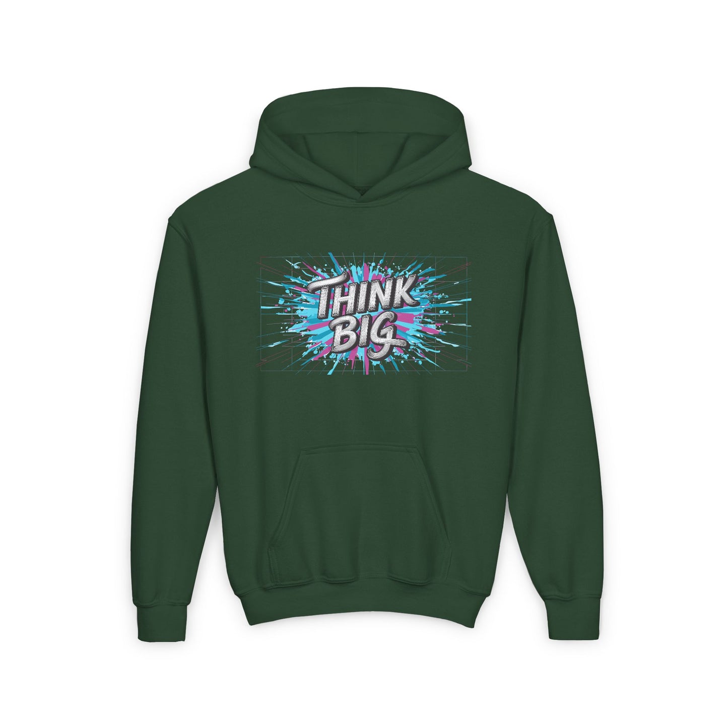 Think Big Youth Heavy Blend Hooded Sweatshirt
