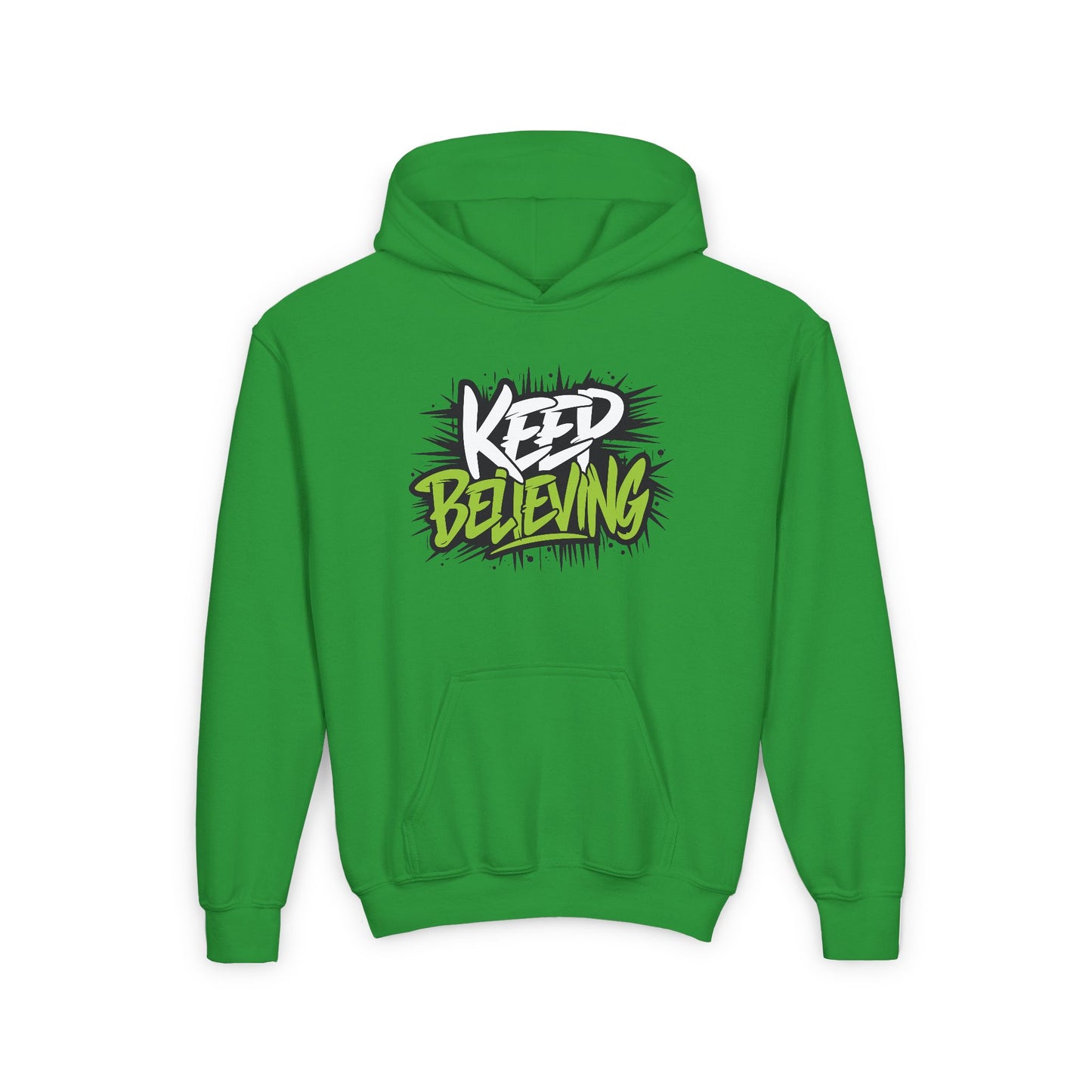 Keep Believing Youth Heavy Blend Hooded Sweatshirt