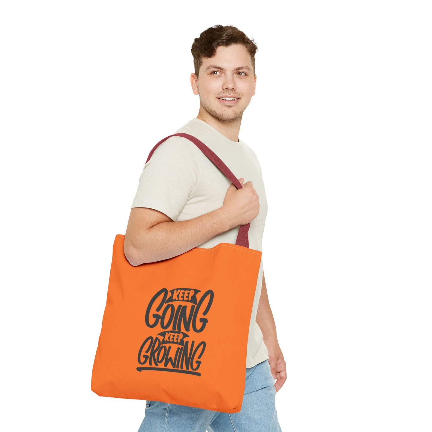 Keep Going Keep Growing Tote Bag (AOP)