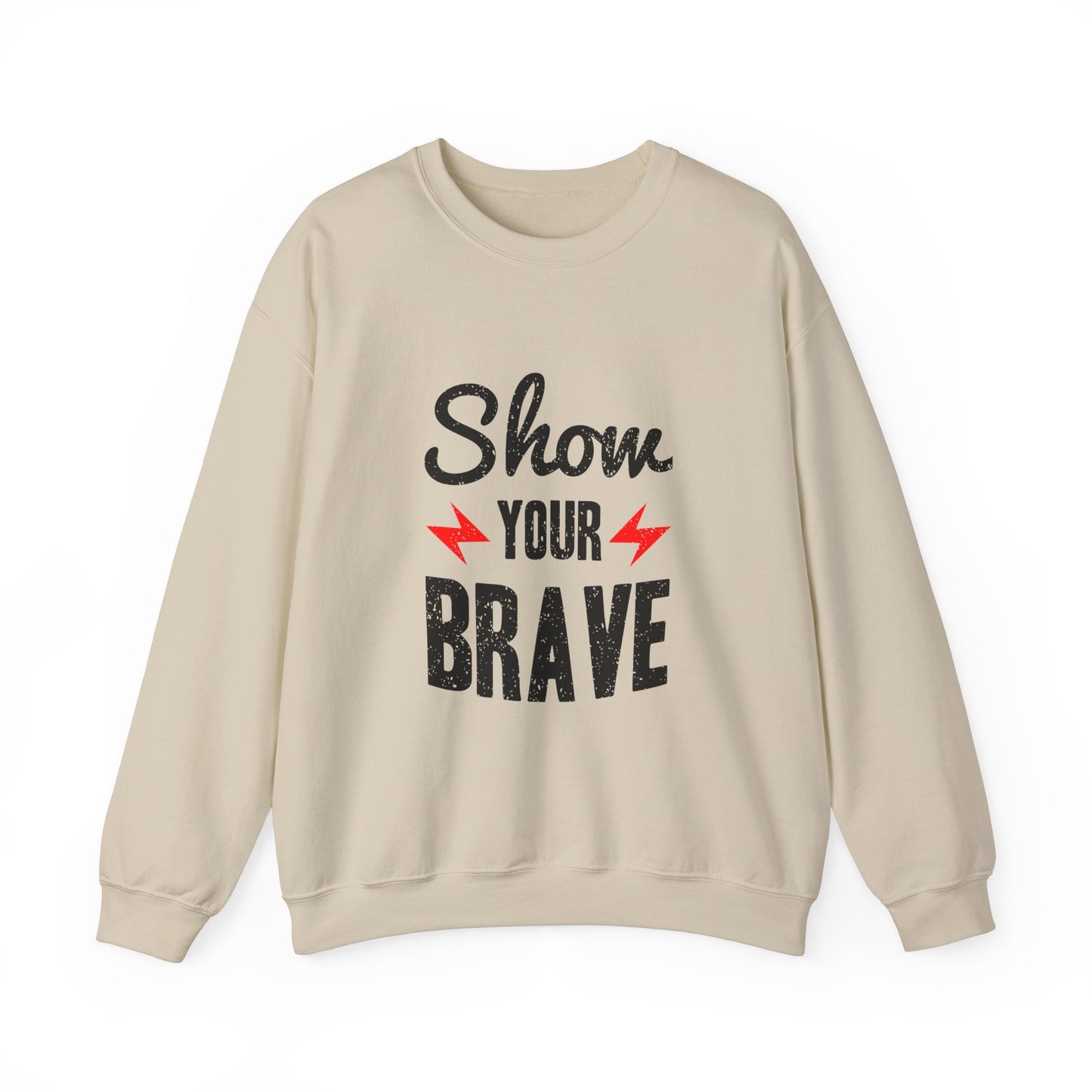 Show Your Brave Unisex Heavy Blend™ Crewneck Sweatshirt