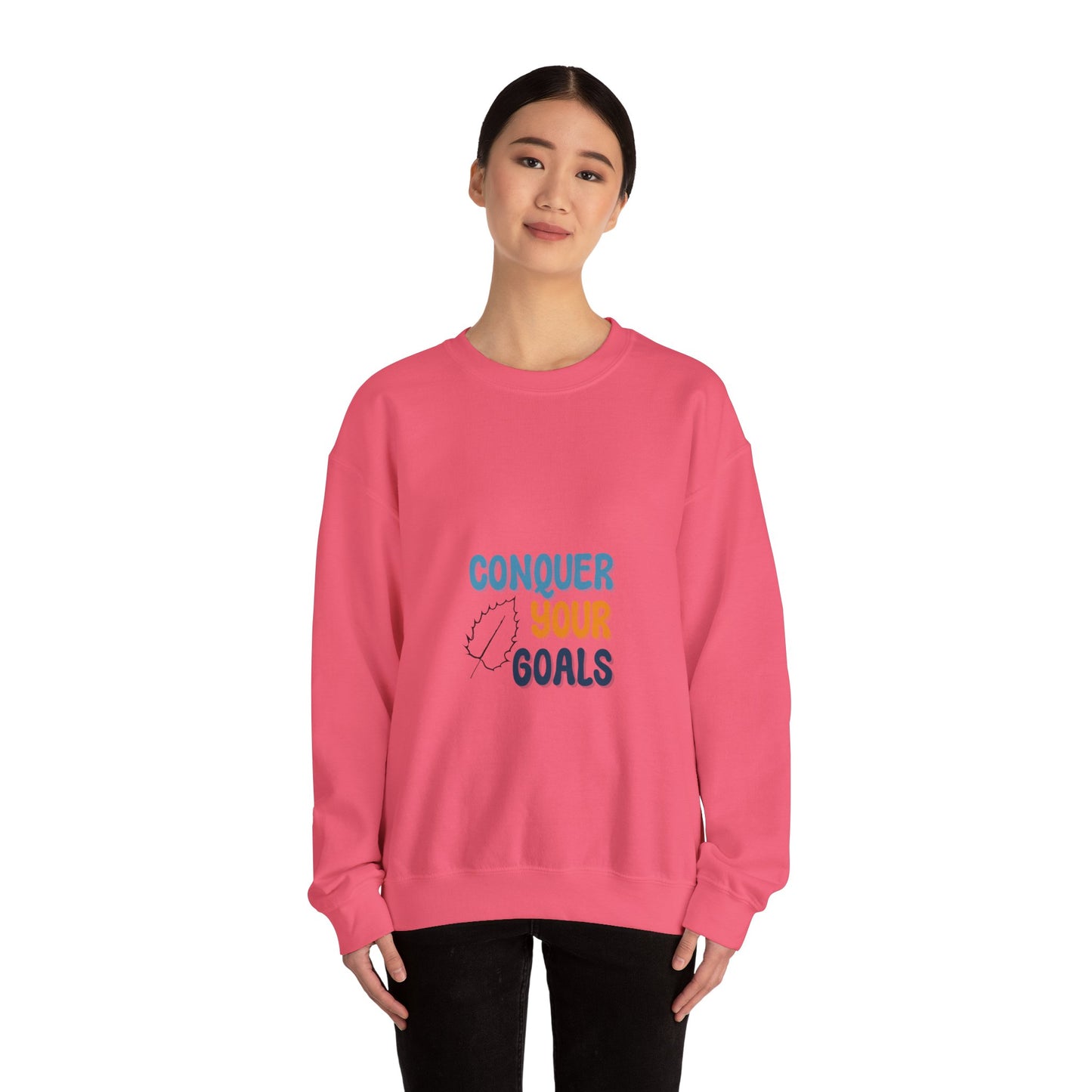 Conquer Your Goals Unisex Heavy Blend™ Crewneck Sweatshirt