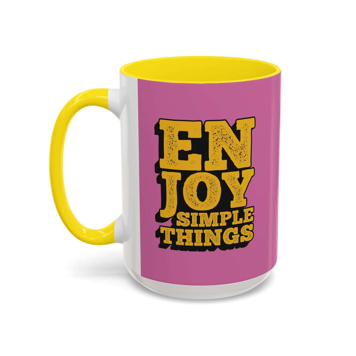 Enjoy Simple Things Accent Coffee Mug (11, 15oz)