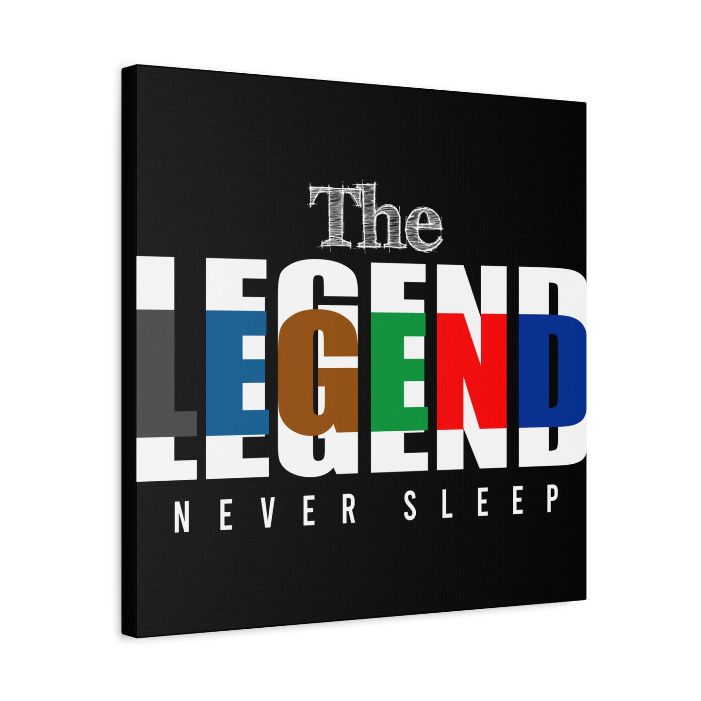 The Legend Matte Canvas, Stretched, 1.25"