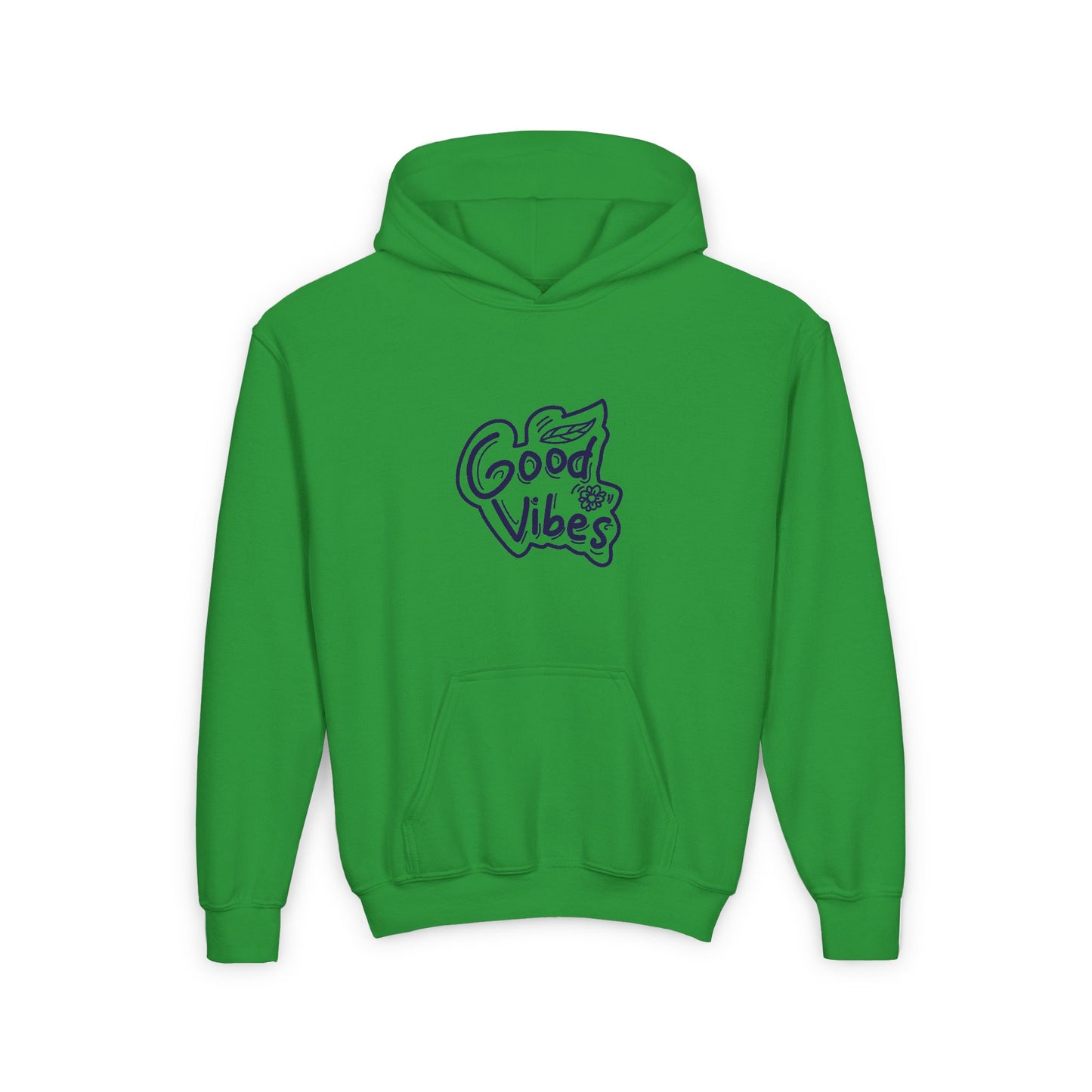Good Vibes Youth Heavy Blend Hooded Sweatshirt