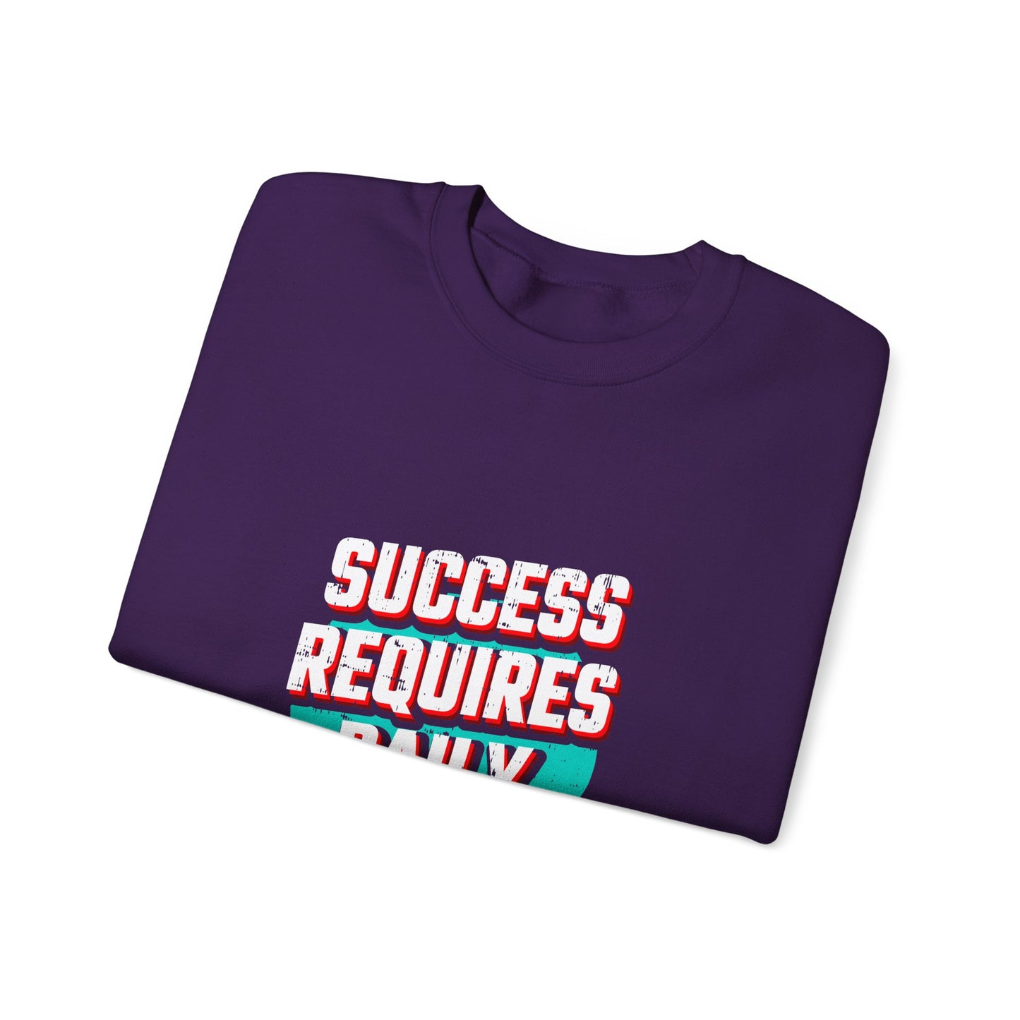Success Requires Daily Actions Unisex Heavy Blend™ Crewneck Sweatshirt