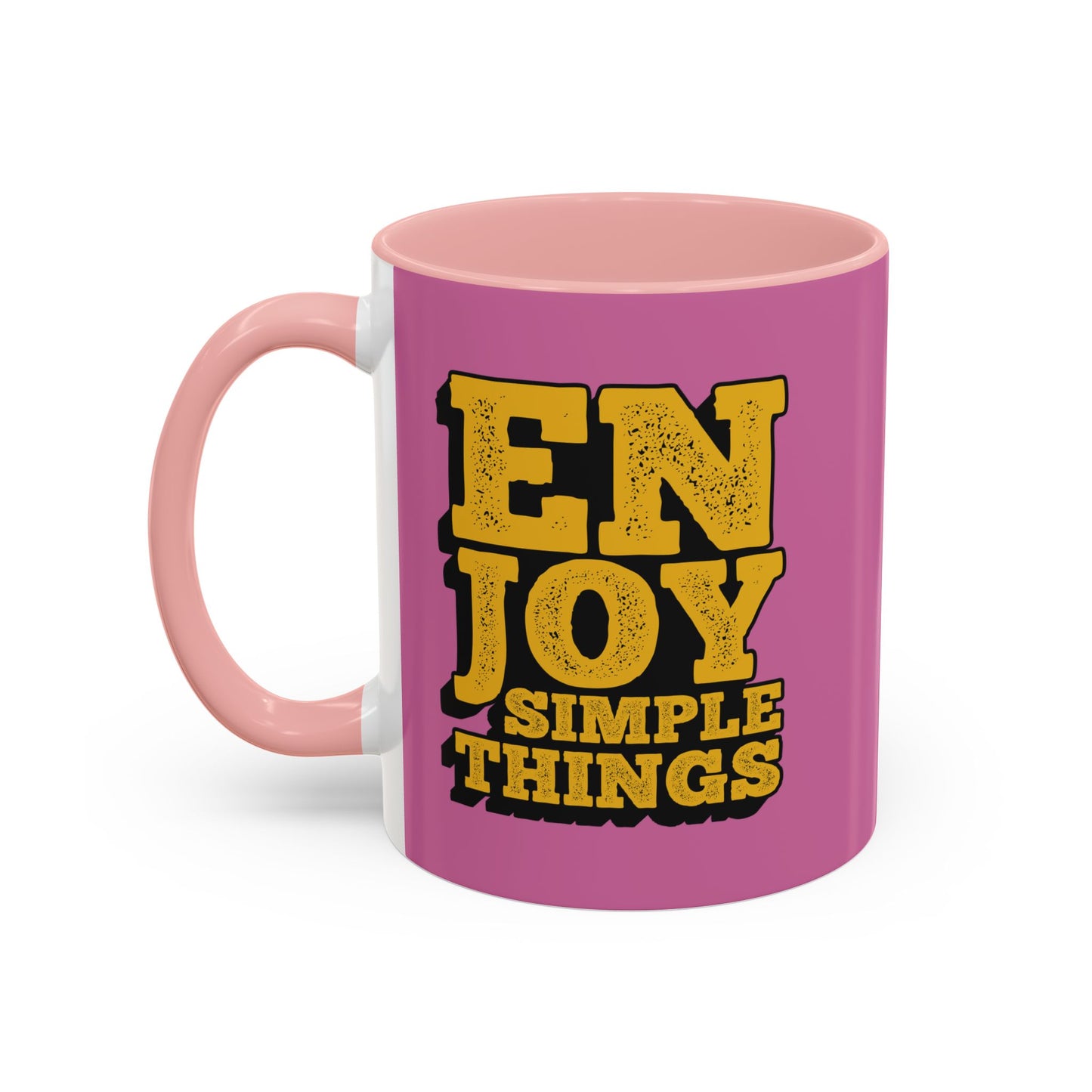 Enjoy Simple Things Accent Coffee Mug (11, 15oz)