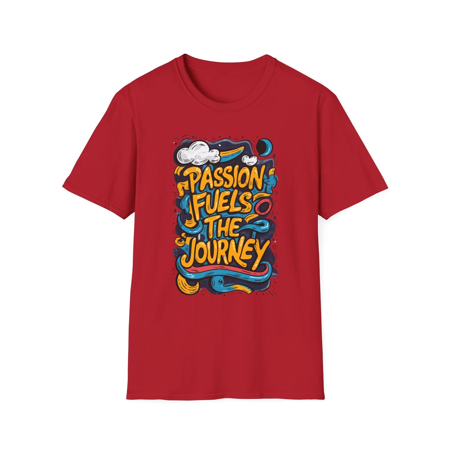 Passion Fuels The Journey Unisex Softstyle T-Shirt
