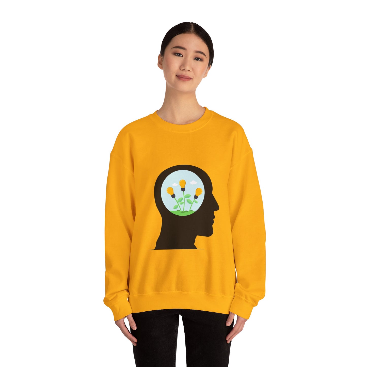 Mindset And Positive Thoughts Unisex Heavy Blend™ Crewneck Sweatshirt