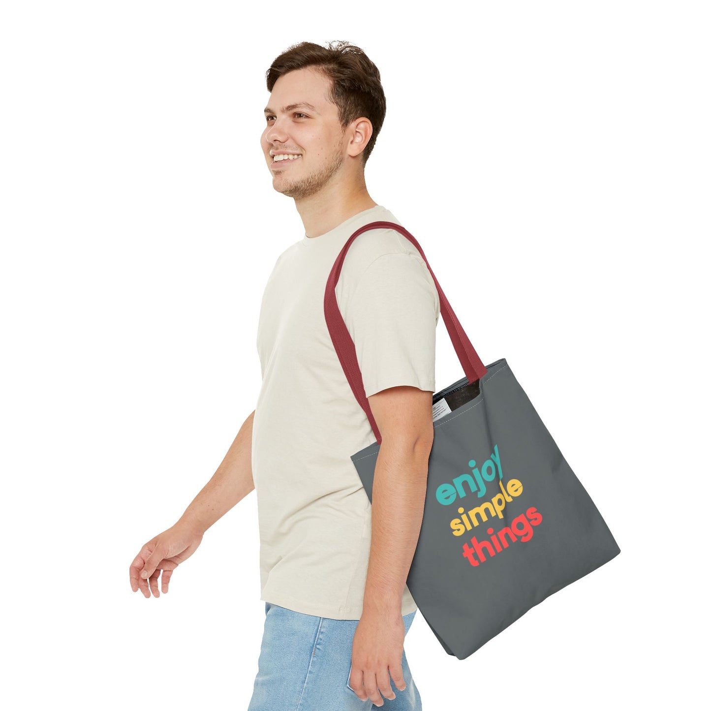 Enjoy Simple Things Tote Bag (AOP)