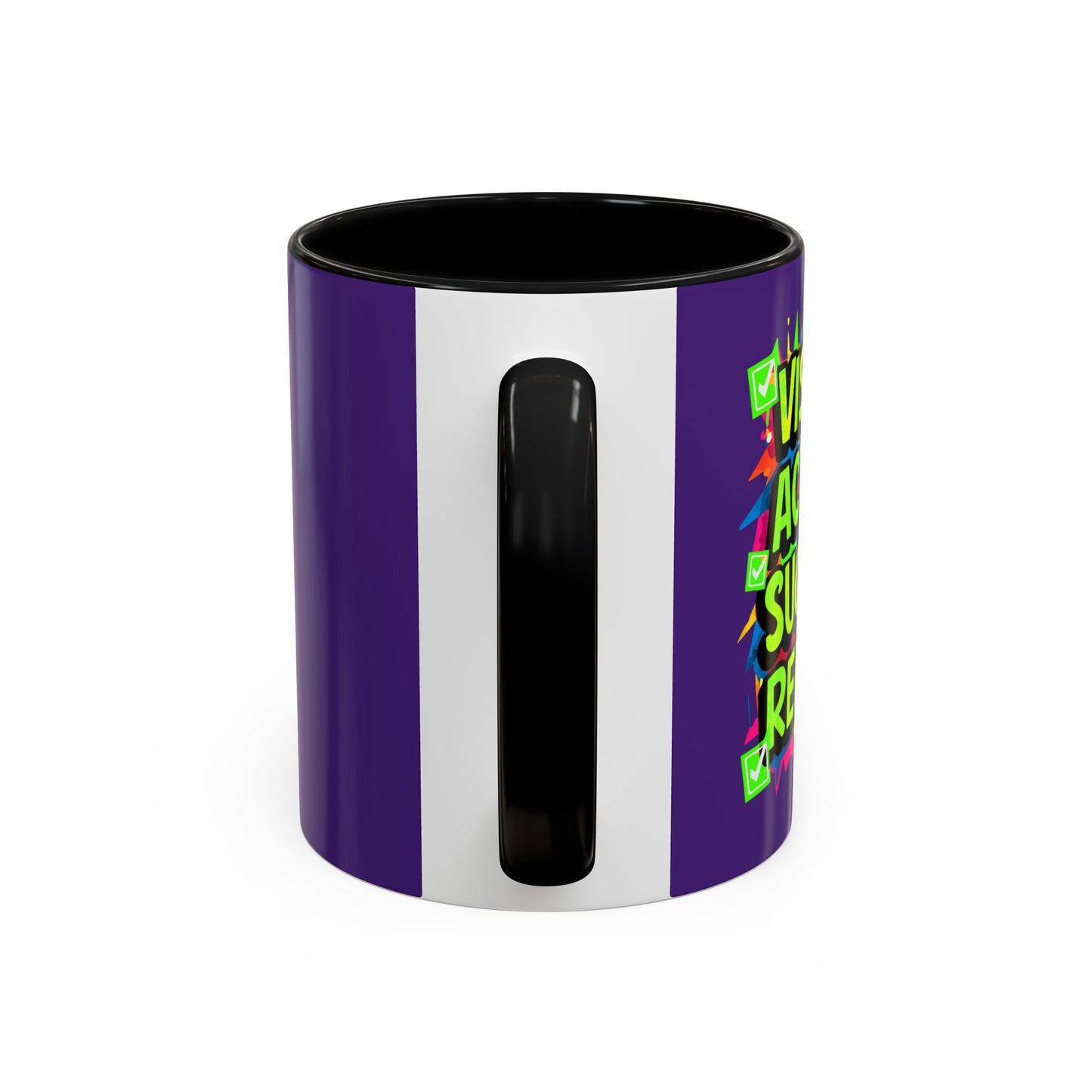 Vision Action Success Repeat Accent Coffee Mug (11, 15oz)