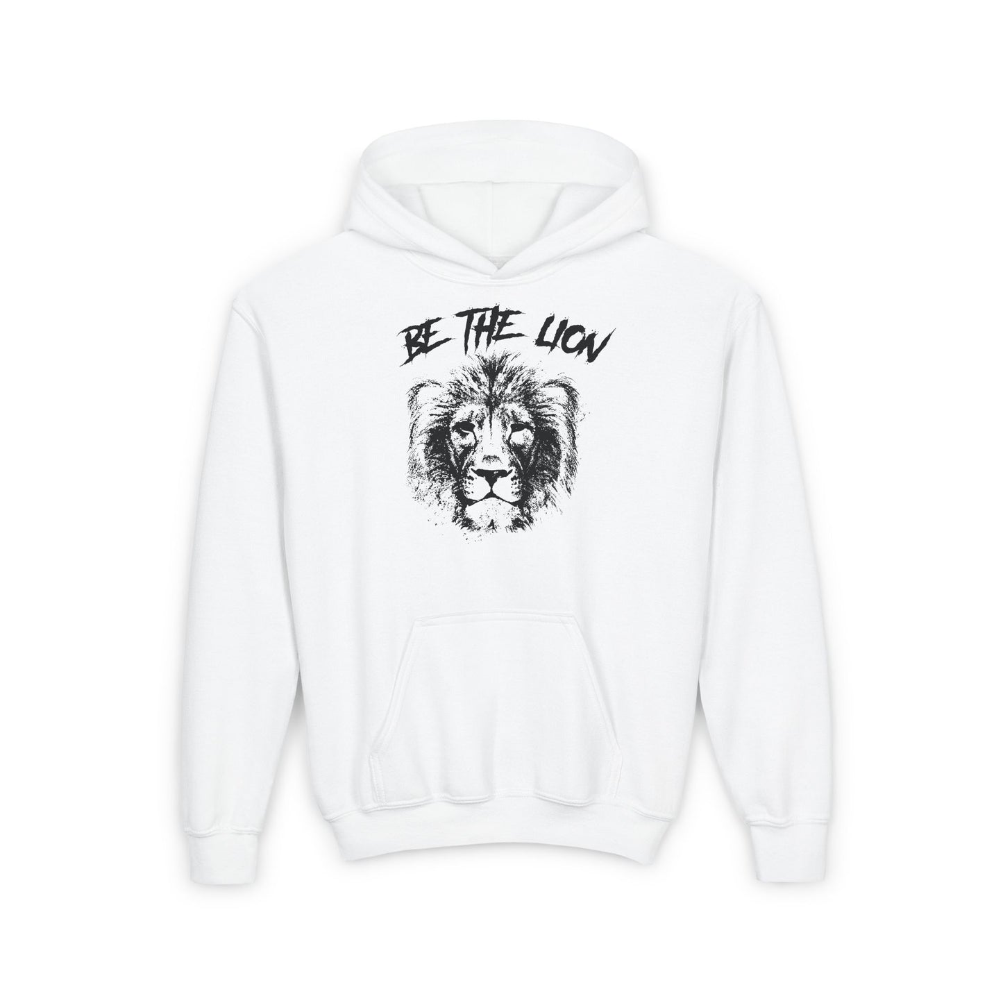 Be The Lion Youth Heavy Blend Hooded Sweatshirt