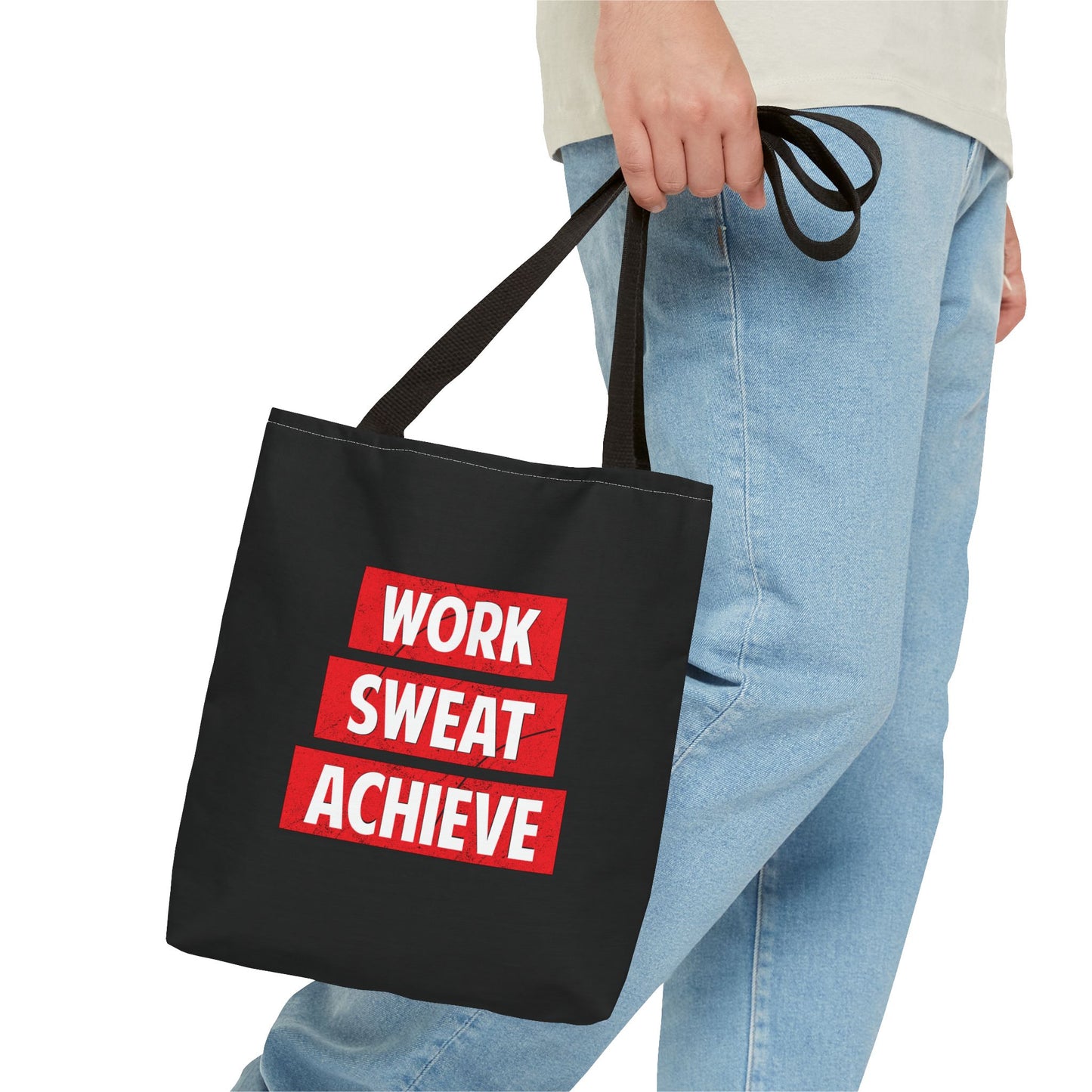Work Sweat Achieve Tote Bag (AOP)
