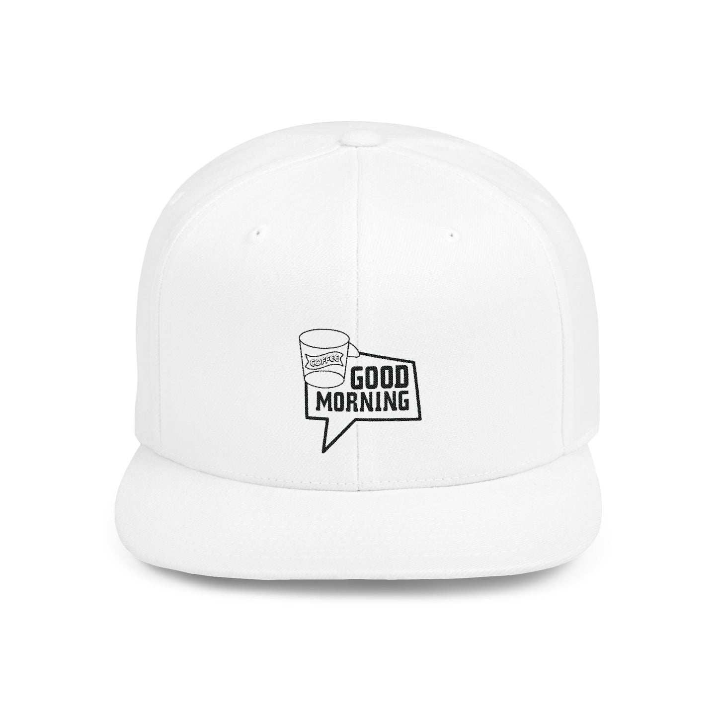 Good Morning Flat Bill Snapback