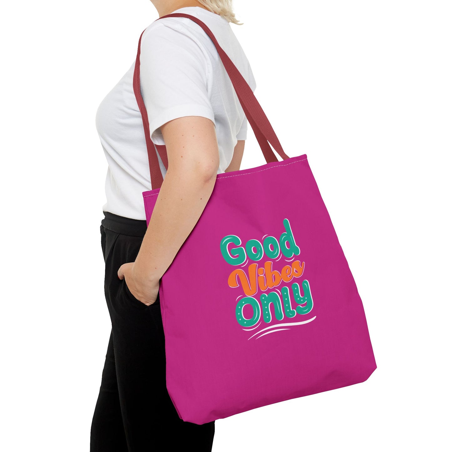 Good Vides Only Tote Bag (AOP)