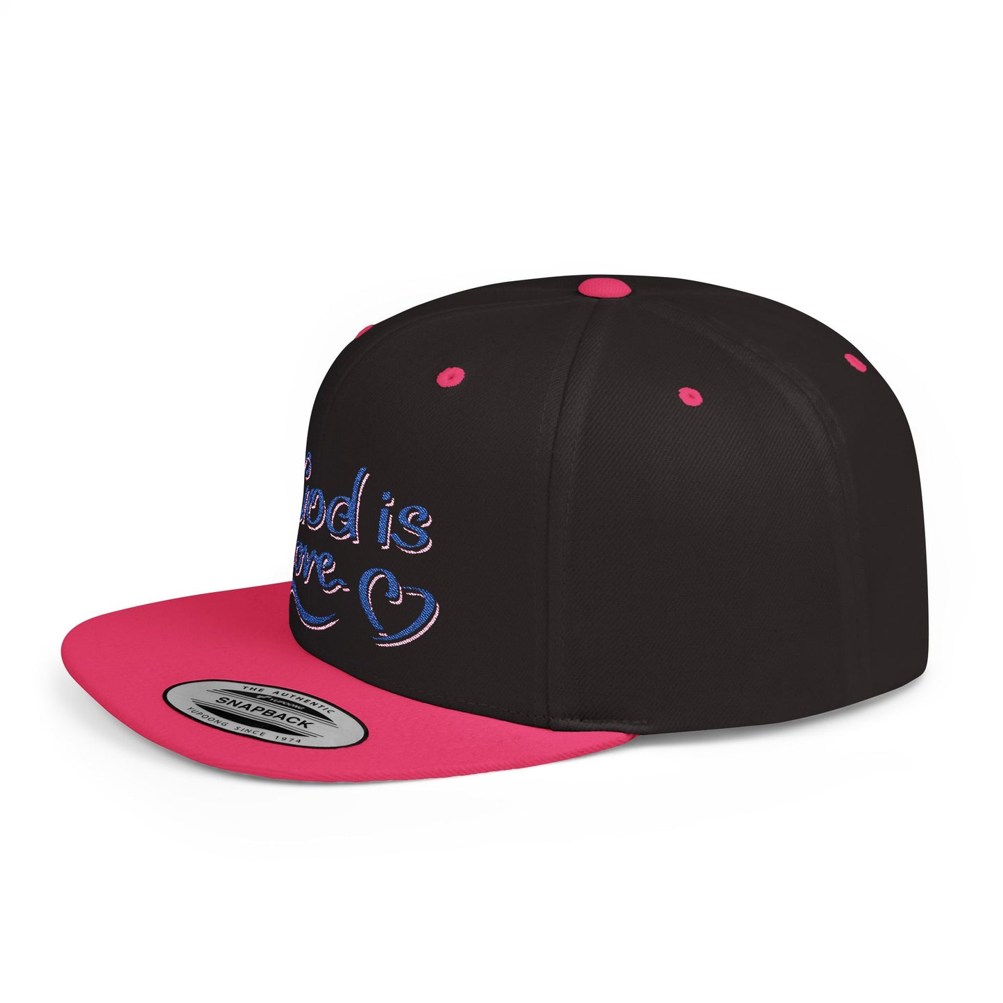 God Is Love Flat Bill Snapback