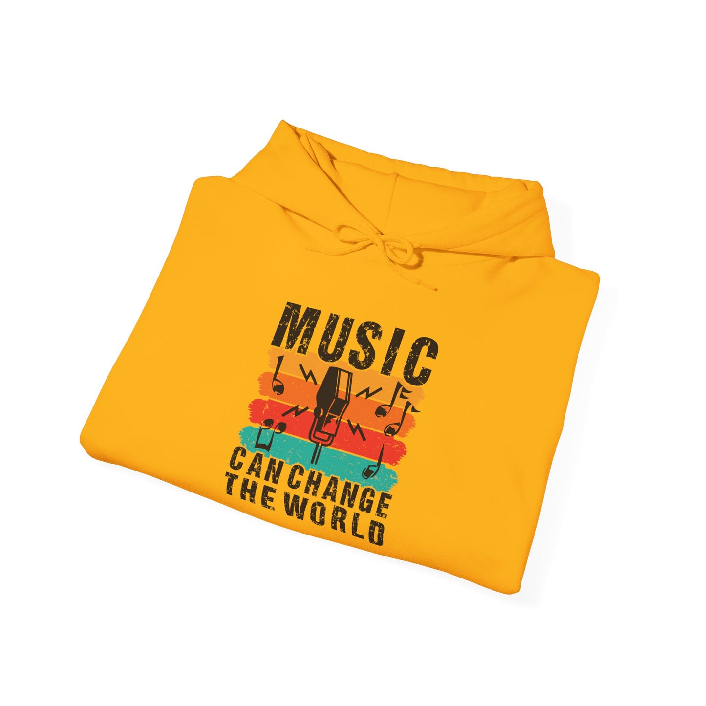 Music Can Change The World Unisex Heavy Blend™ Hooded Sweatshirt