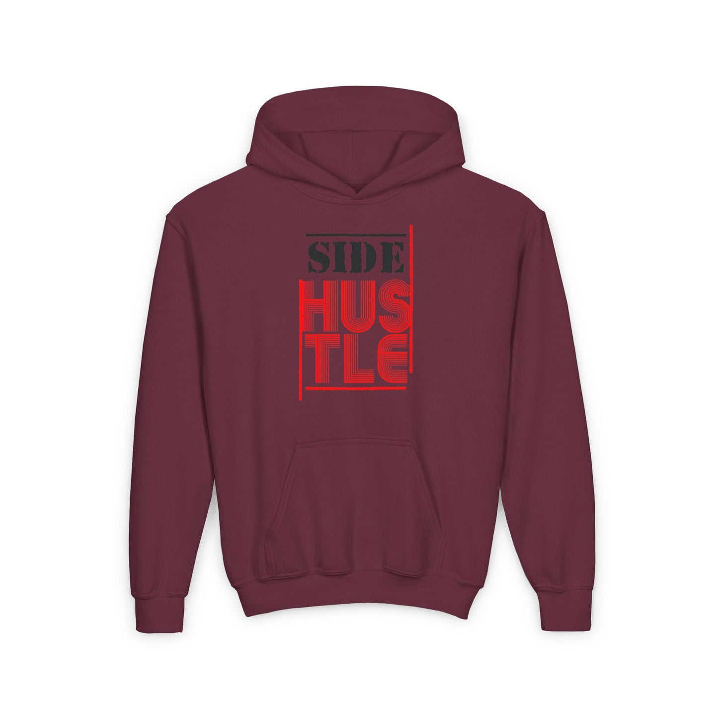 Side Hustle Youth Heavy Blend Hooded Sweatshirt