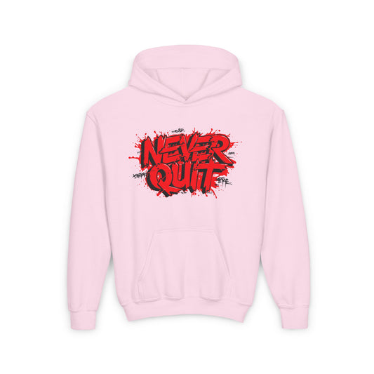 Never Quit Youth Heavy Blend Hooded Sweatshirt