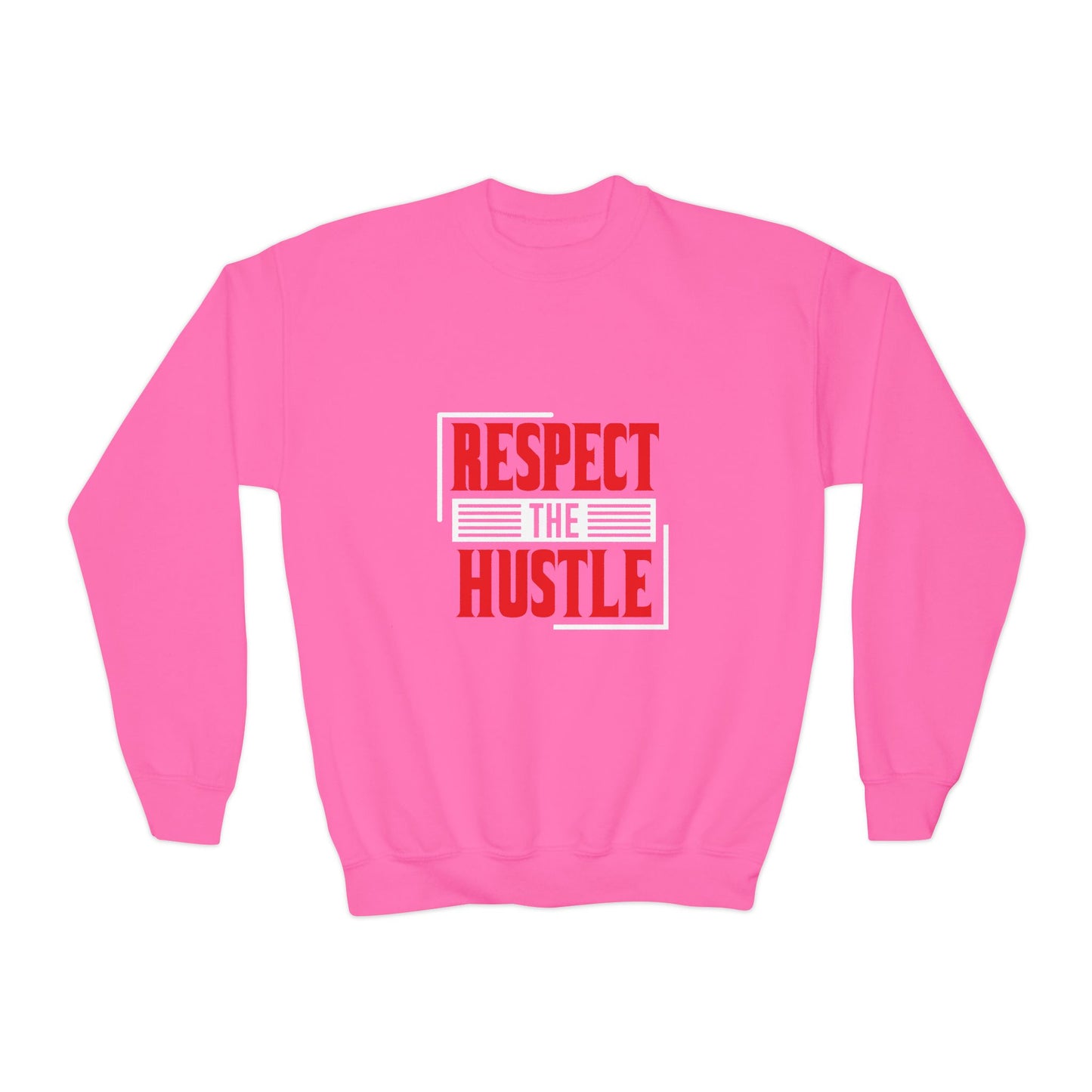 Respect The Hustle Youth Crewneck Sweatshirt