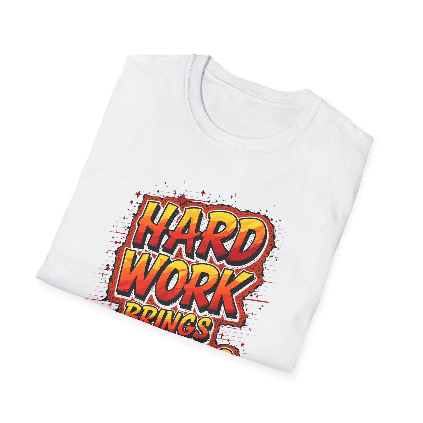 Hard Work Brings Success Unisex Softstyle T-Shirt
