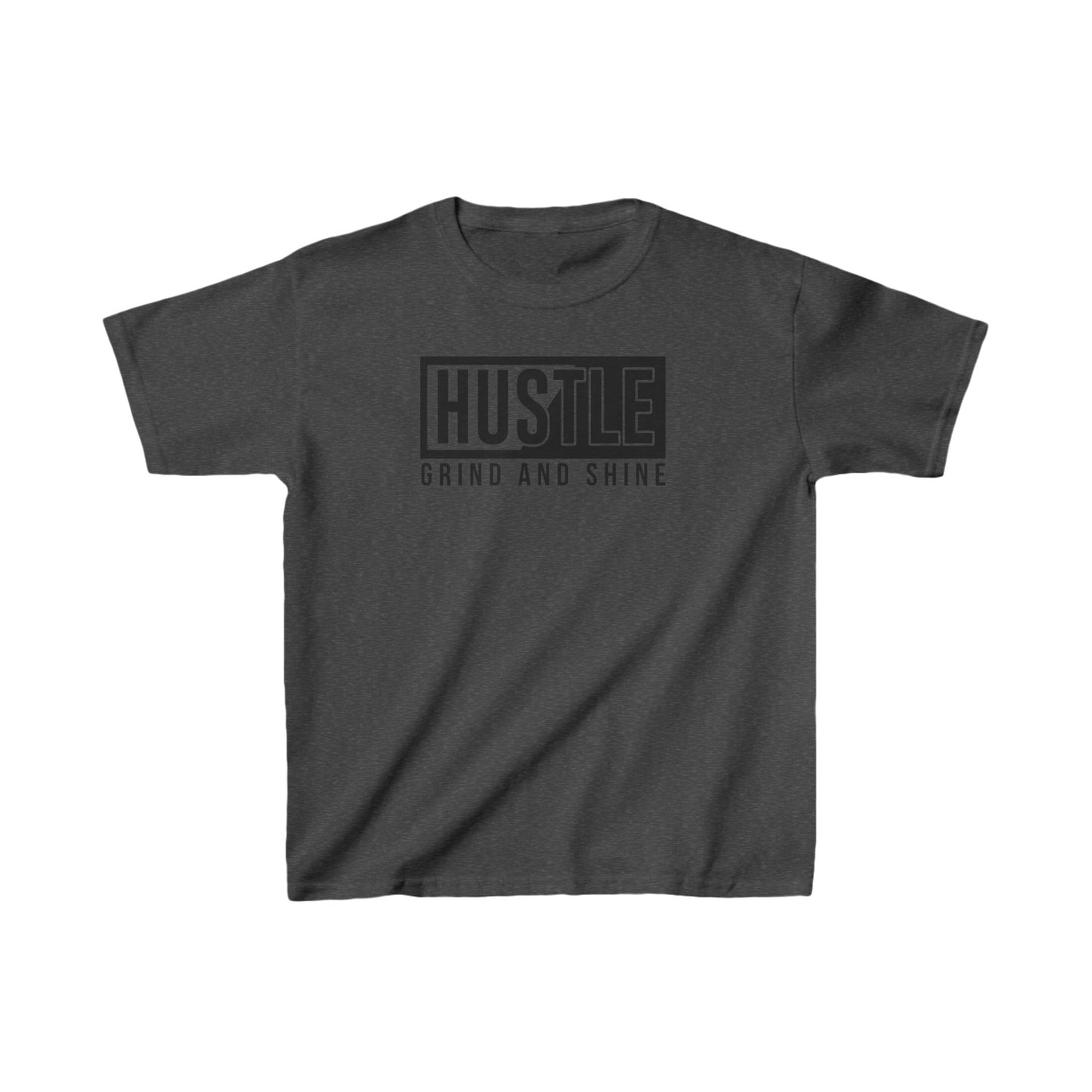 Hustle Grind And Shine Kids Heavy Cotton™ Tee