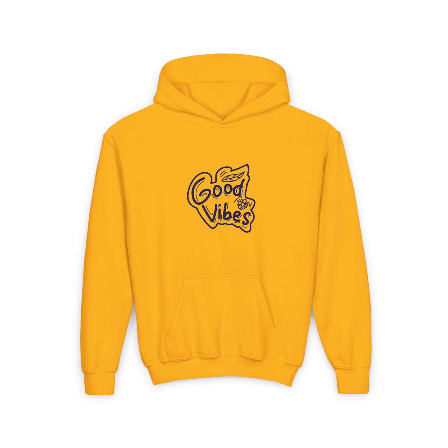 Good Vibes Youth Heavy Blend Hooded Sweatshirt