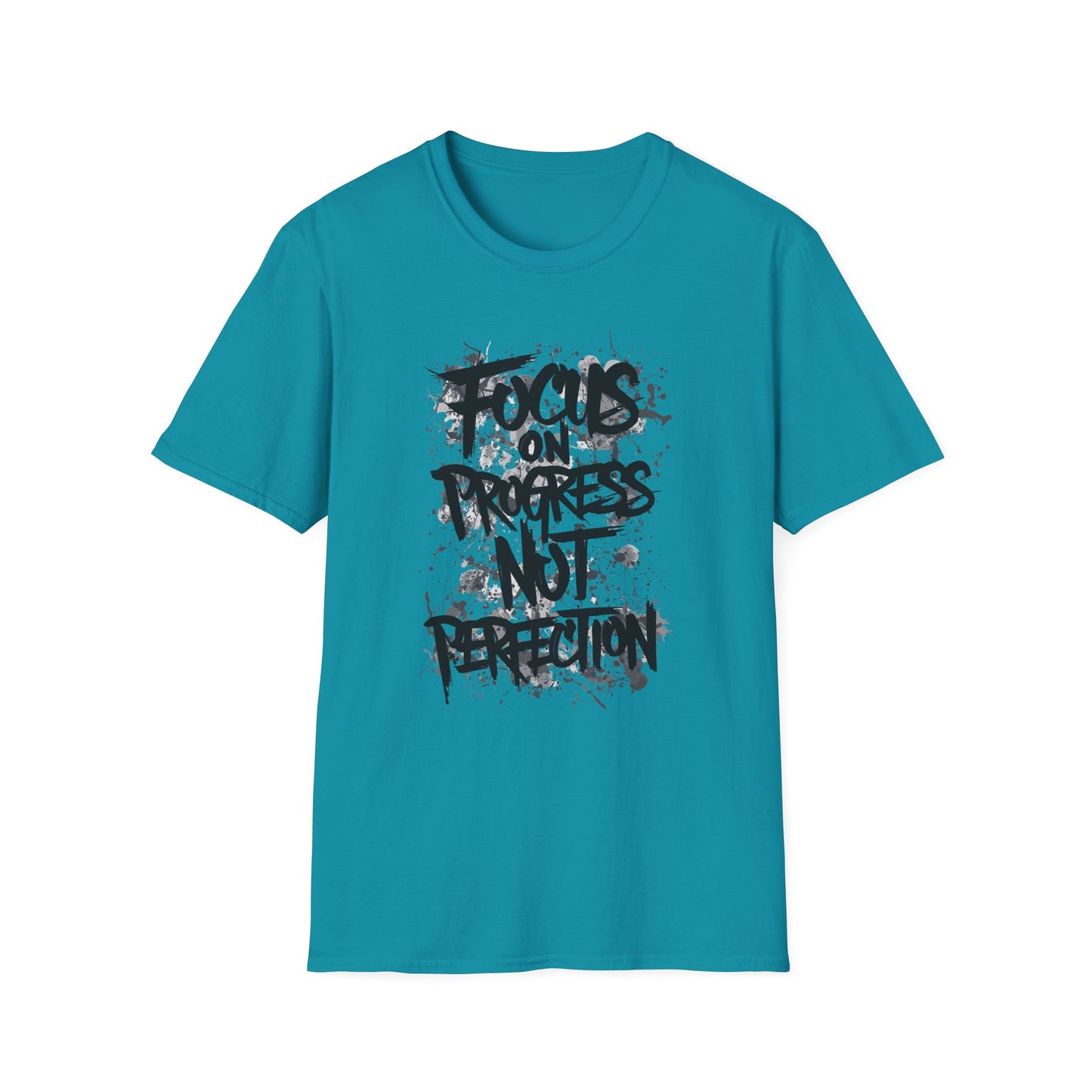 Focus On Progress Not Perfection Unisex Softstyle T-Shirt
