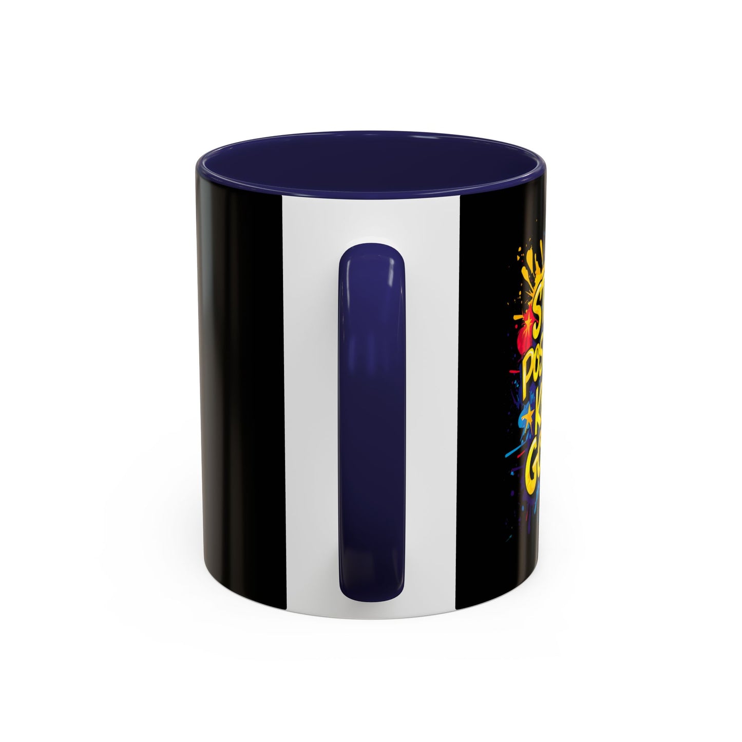 Stay Positive Keep Going Accent Coffee Mug (11, 15oz)